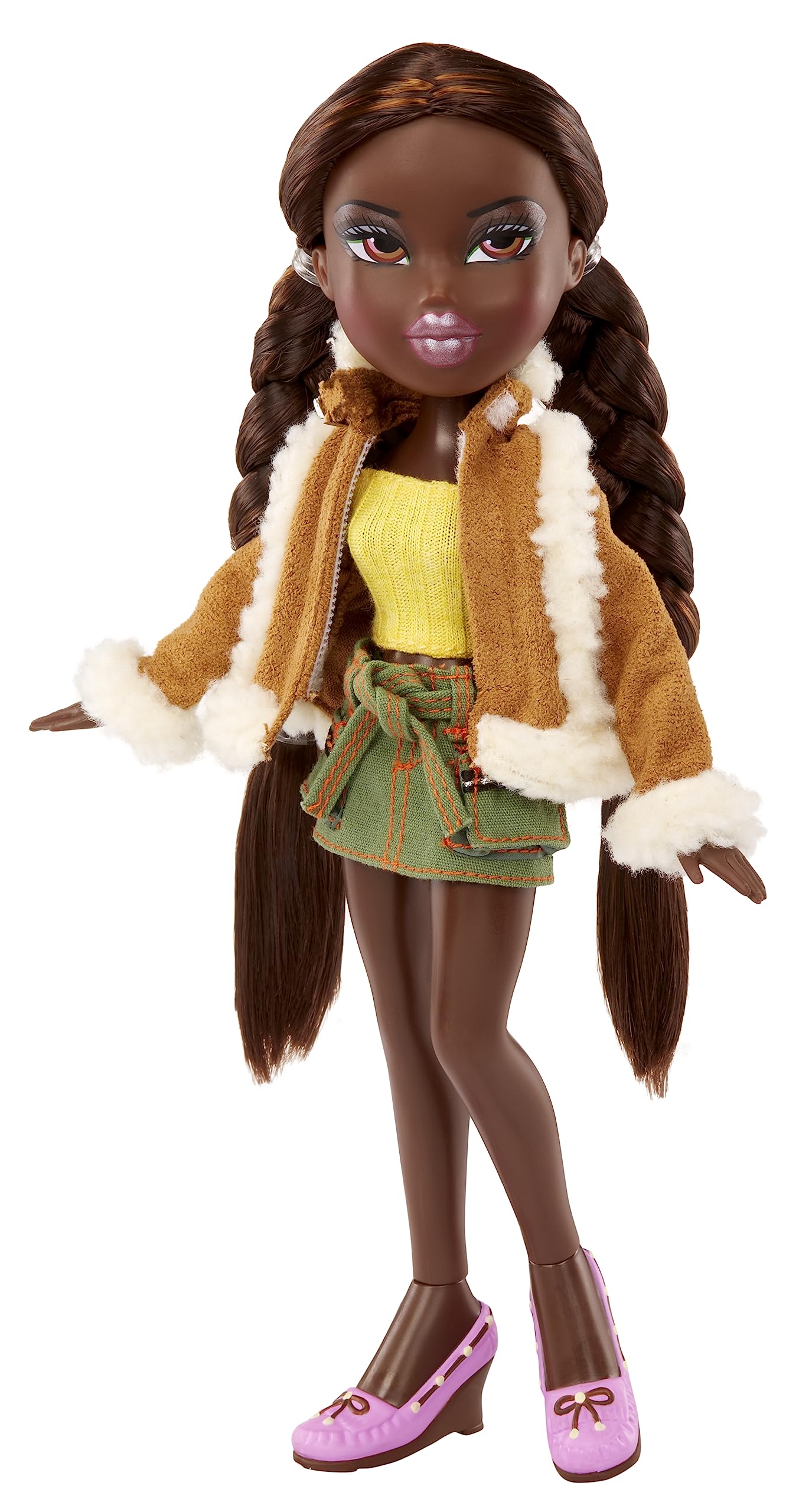 Bratz Muñeca de Moda - Felicia - Serie 3 - Muñeca, 2 Conjuntos y póster - para coleccionistas y niños y niñas Mayores de 6 años