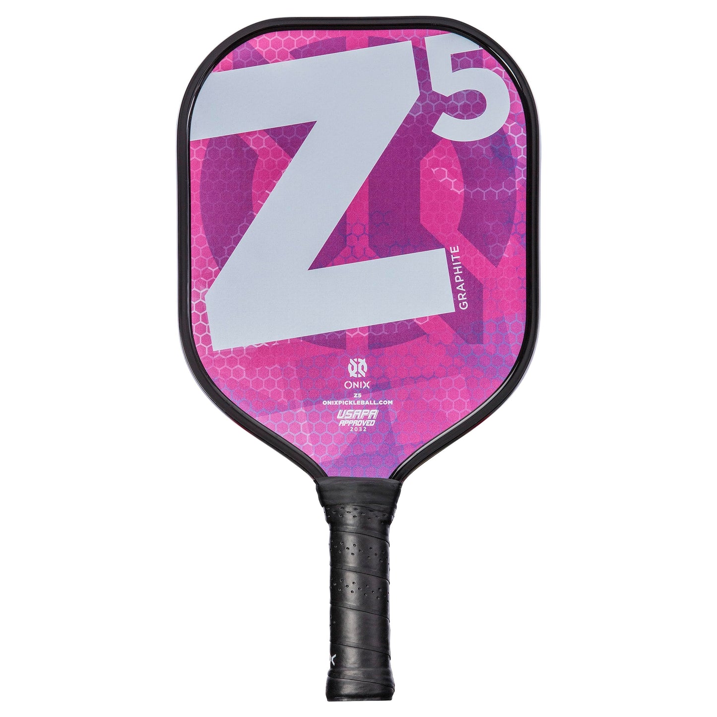 Pala de Pickleball ONIX Graphite Mod Z5 Grafito Fibra de Carbono con Agarre Cómodo