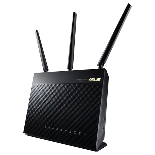 Router Asus AC1900 RT-AC68U Dual Band inalámbrico compatibilidad AiMesh 5 Puertos Gigabit Ethernet 2 Puertos USB 3.0