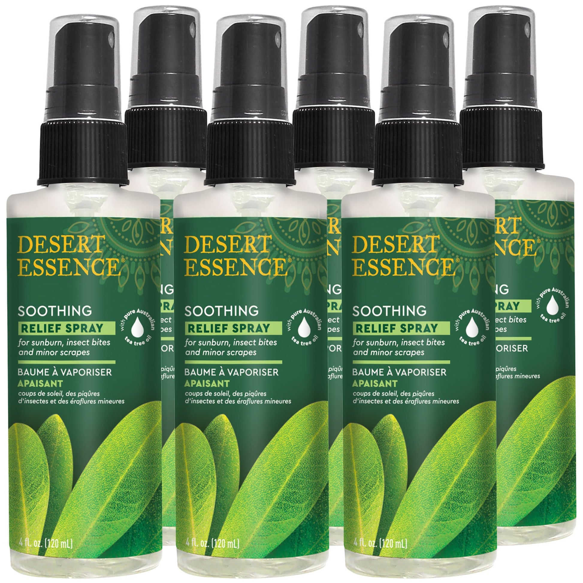 Pack of 6 x Desert Essence Relief Spray - 4 fl oz