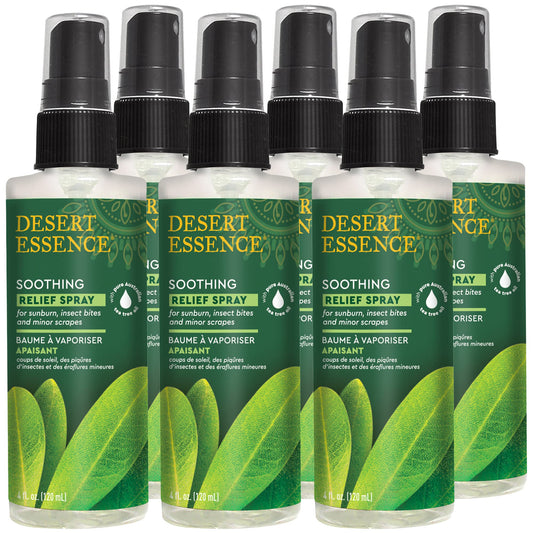 Pack of 6 x Desert Essence Relief Spray - 4 fl oz