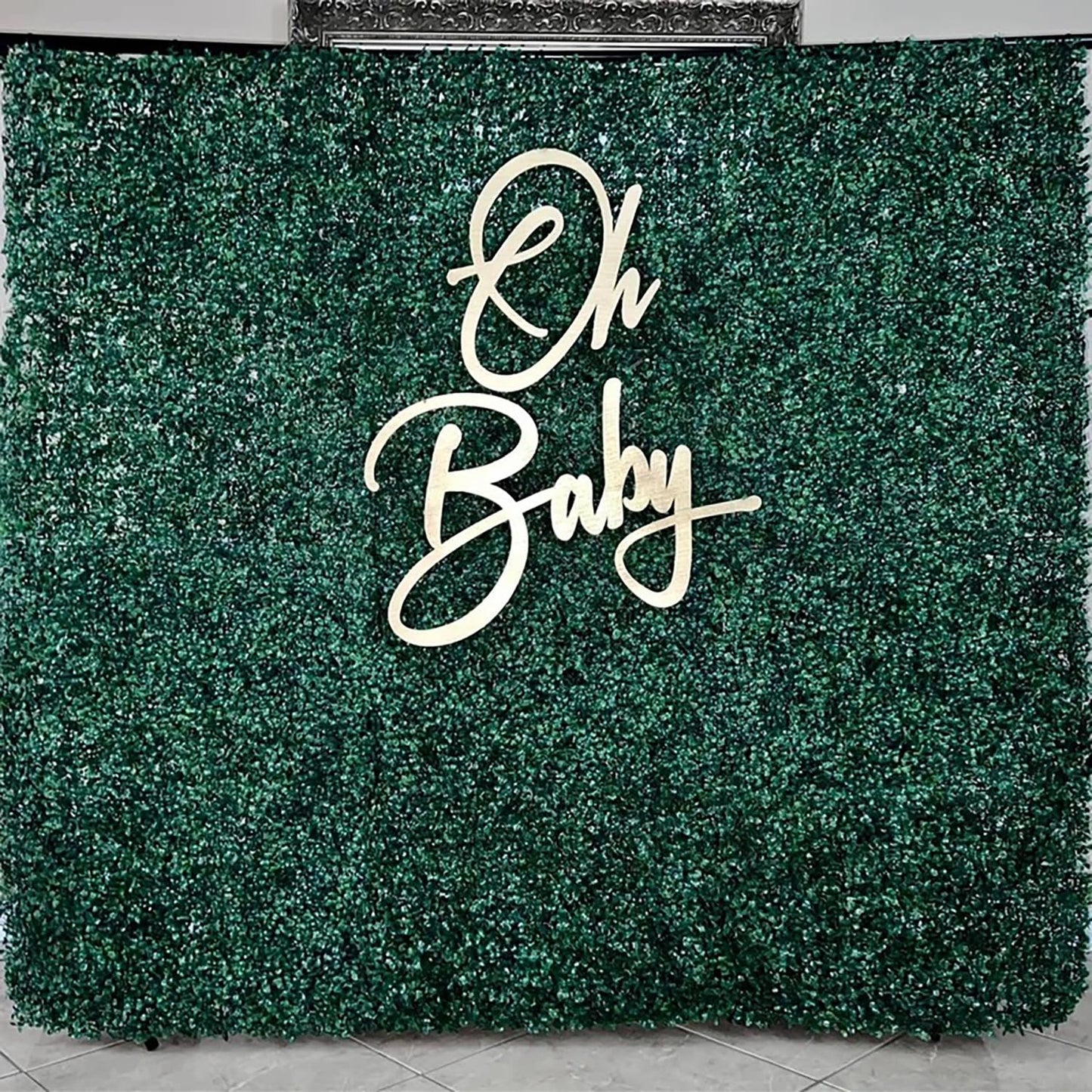 Letrero de bebé para baby shower, decoraciones de baby shower para fiestas de revelación de género, primer cumpleaños del bebé y fondos de fotos | Decoraciones de niño/niña y fondo de fiesta