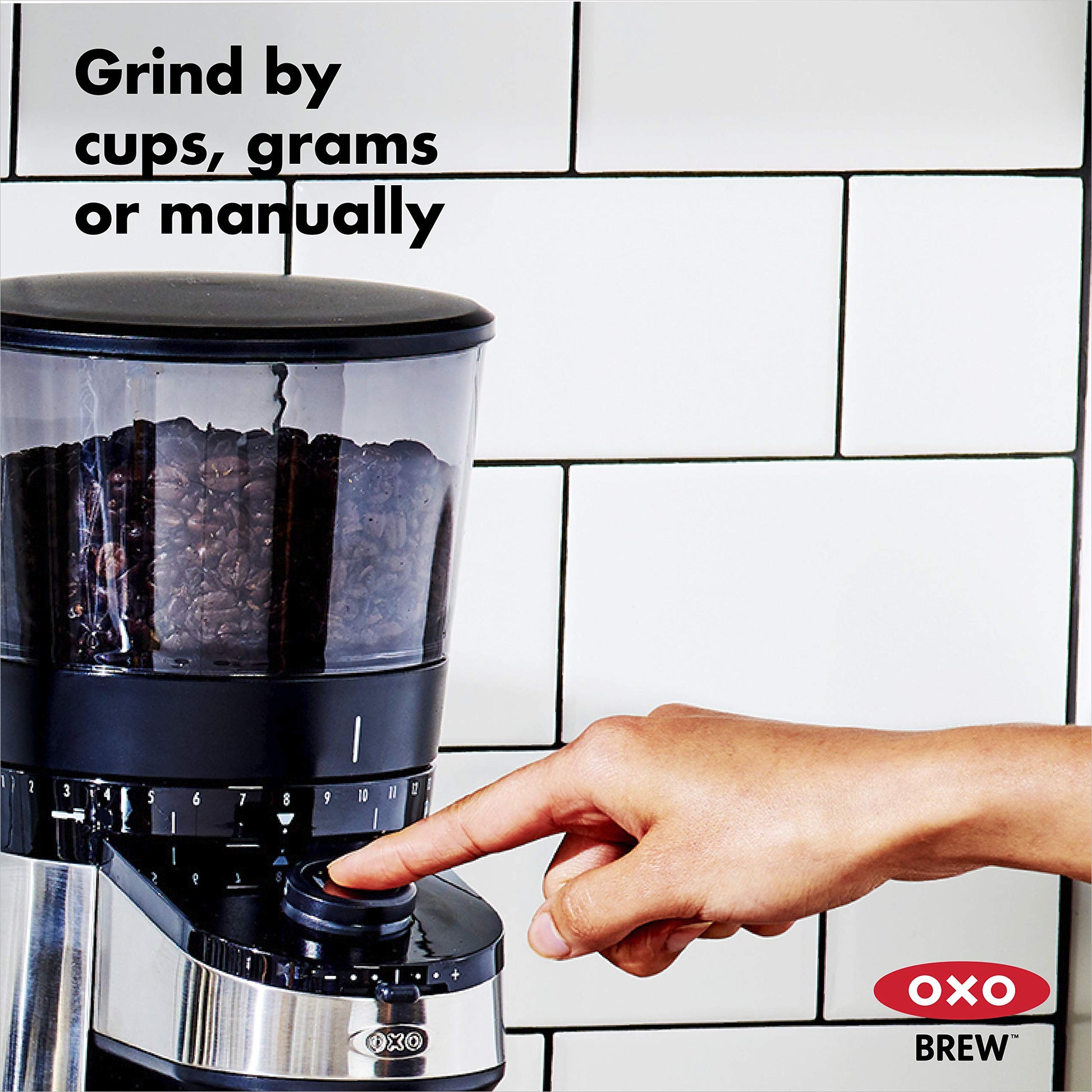 Molinillo de Café Cónica Burr OXO con Escala Integrada