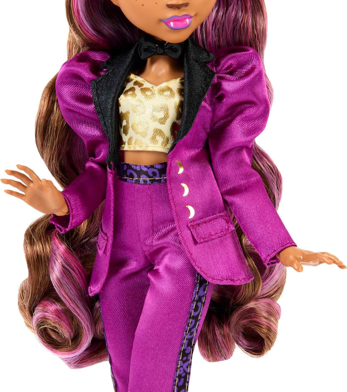 Muñeca Monster High Clawdeen Baile Monstruoso con Accesorios temáticos para niñas