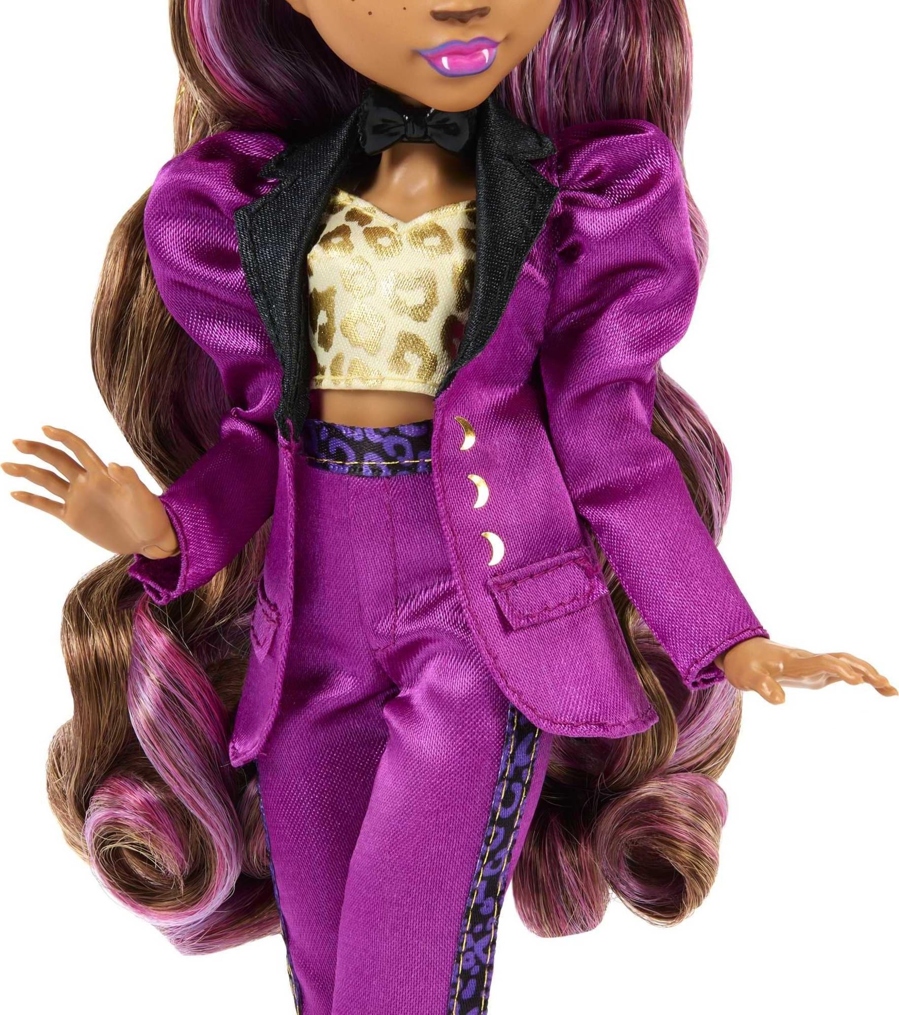 Muñeca Monster High Clawdeen Baile Monstruoso con Accesorios temáticos para niñas