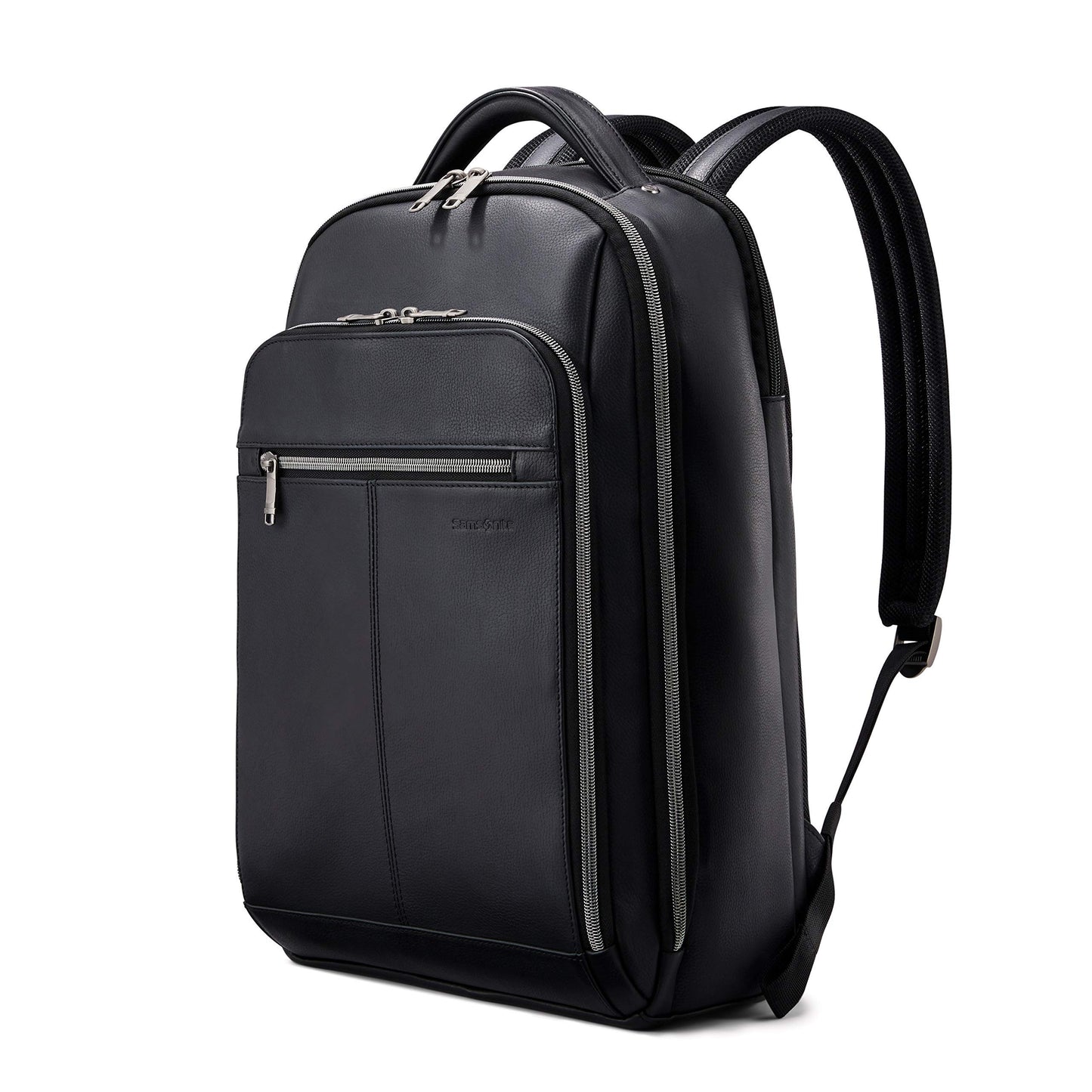 Mochila de Piel Samsonite Negro Clásica