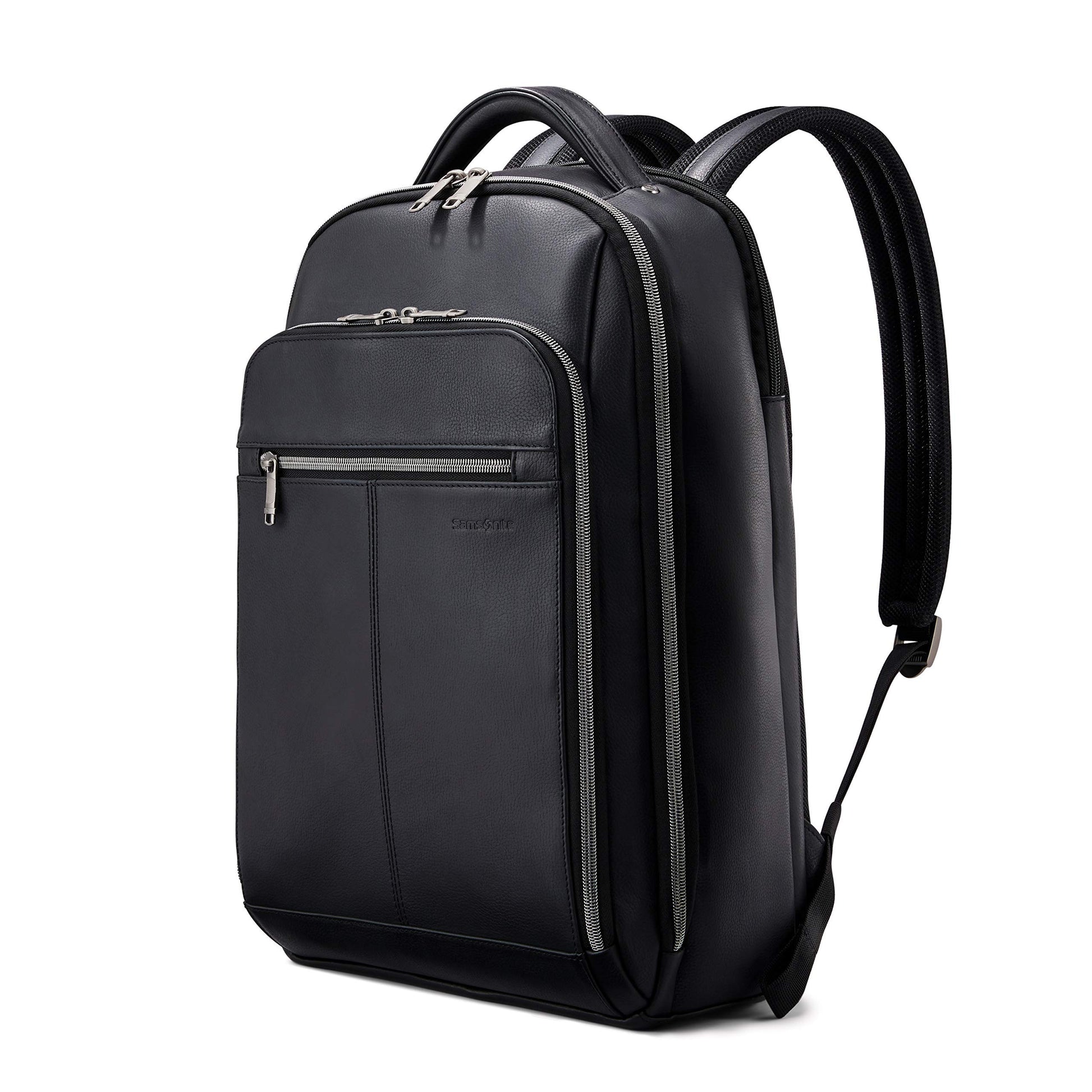 Mochila de Piel Samsonite Negro Clásica