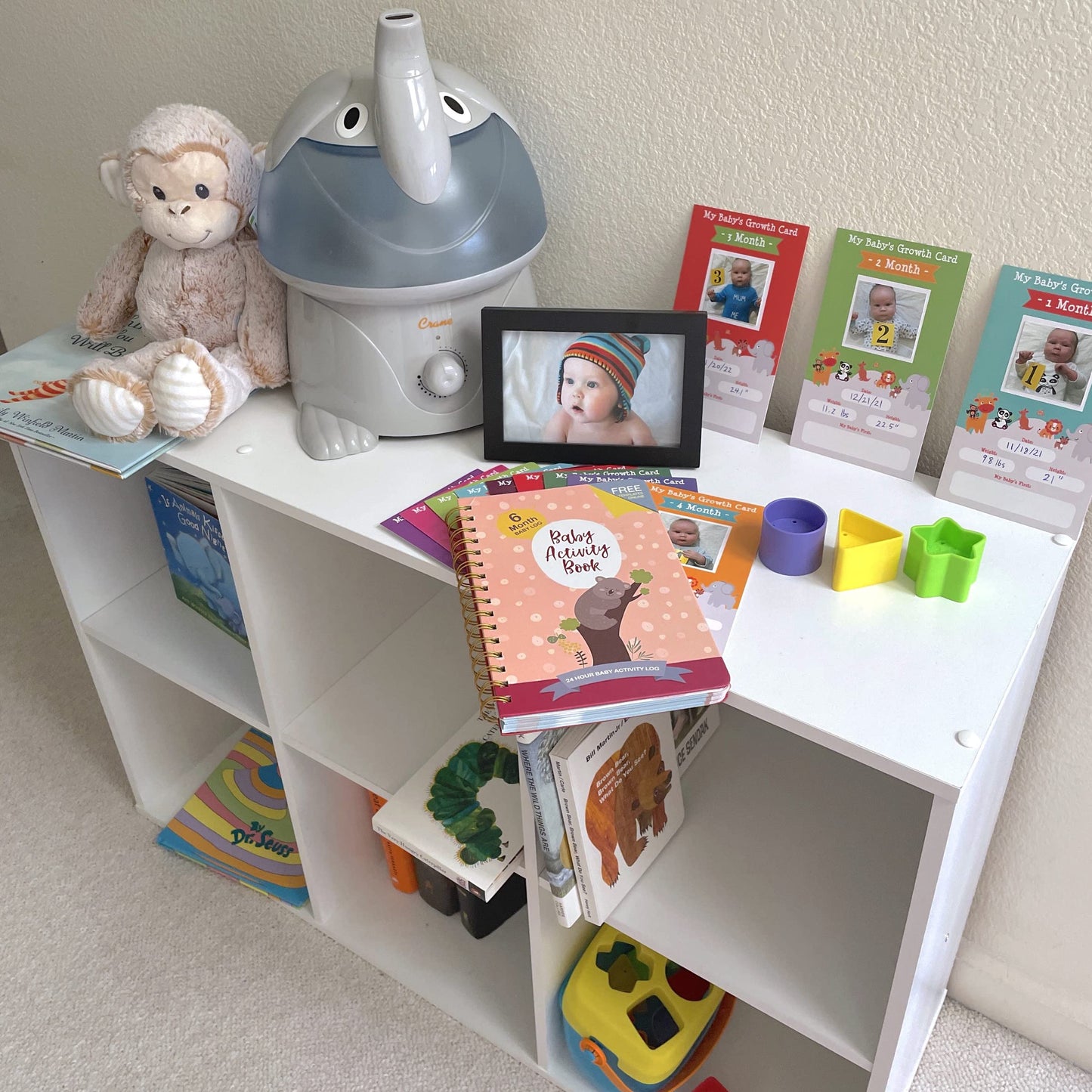 Diario de seguimiento de bebés para recién nacidos (edición para niñas) – Diario de bebé, registro de actividad diaria, hitos del desarrollo, horario de inmunización, registro de salud, contactos de emergencia y mucho más - Fabricado por médicos para