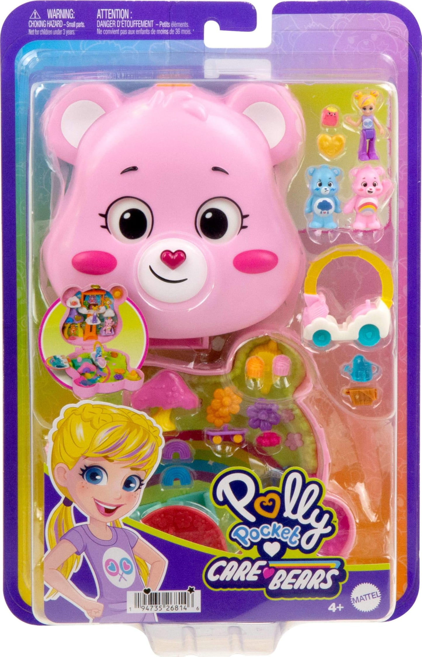 Set de Juego Compacto Polly Pocket Ositos Cariñositos para Niñas
