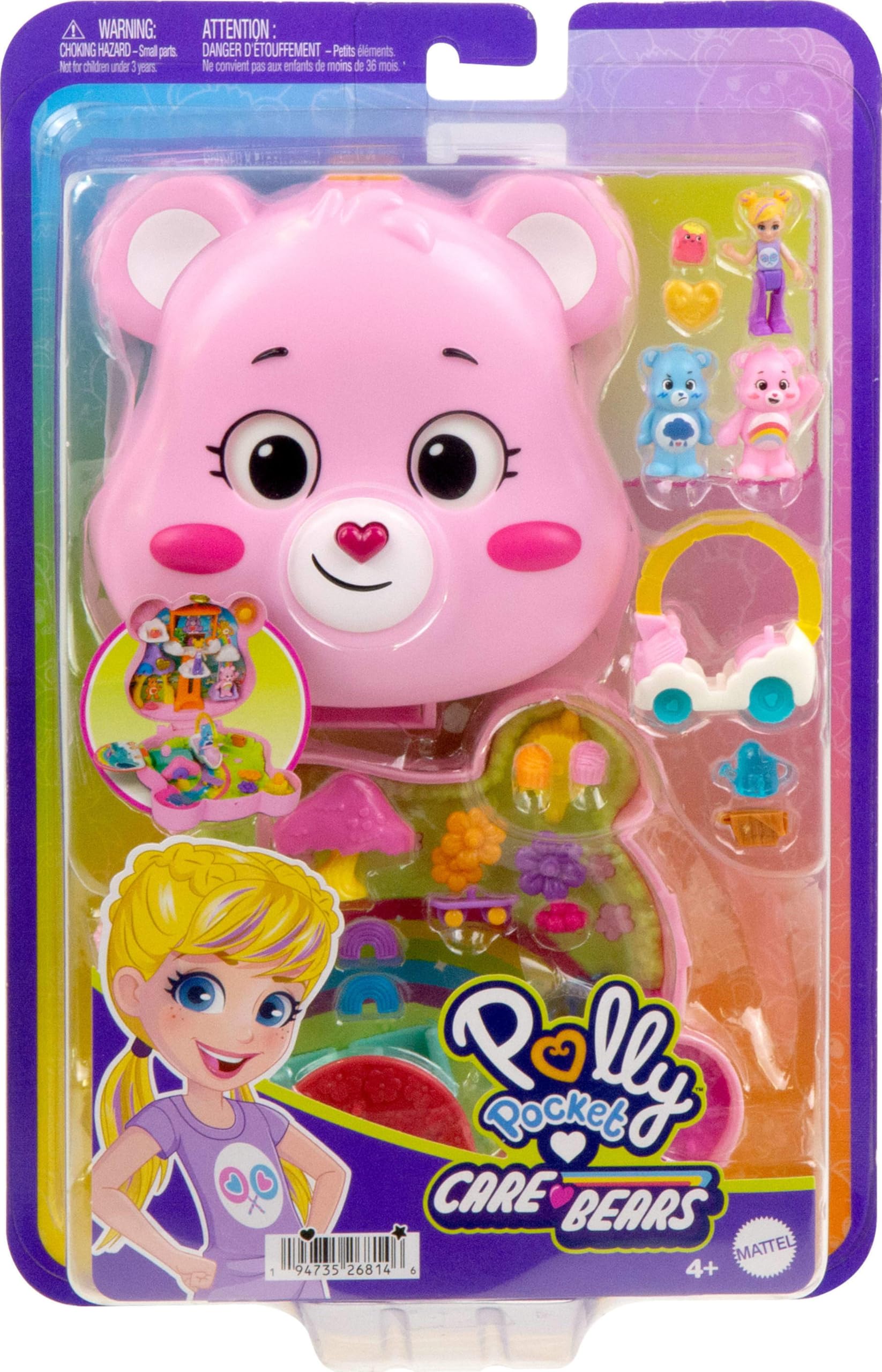 Set de Juego Compacto Polly Pocket Ositos Cariñositos para Niñas