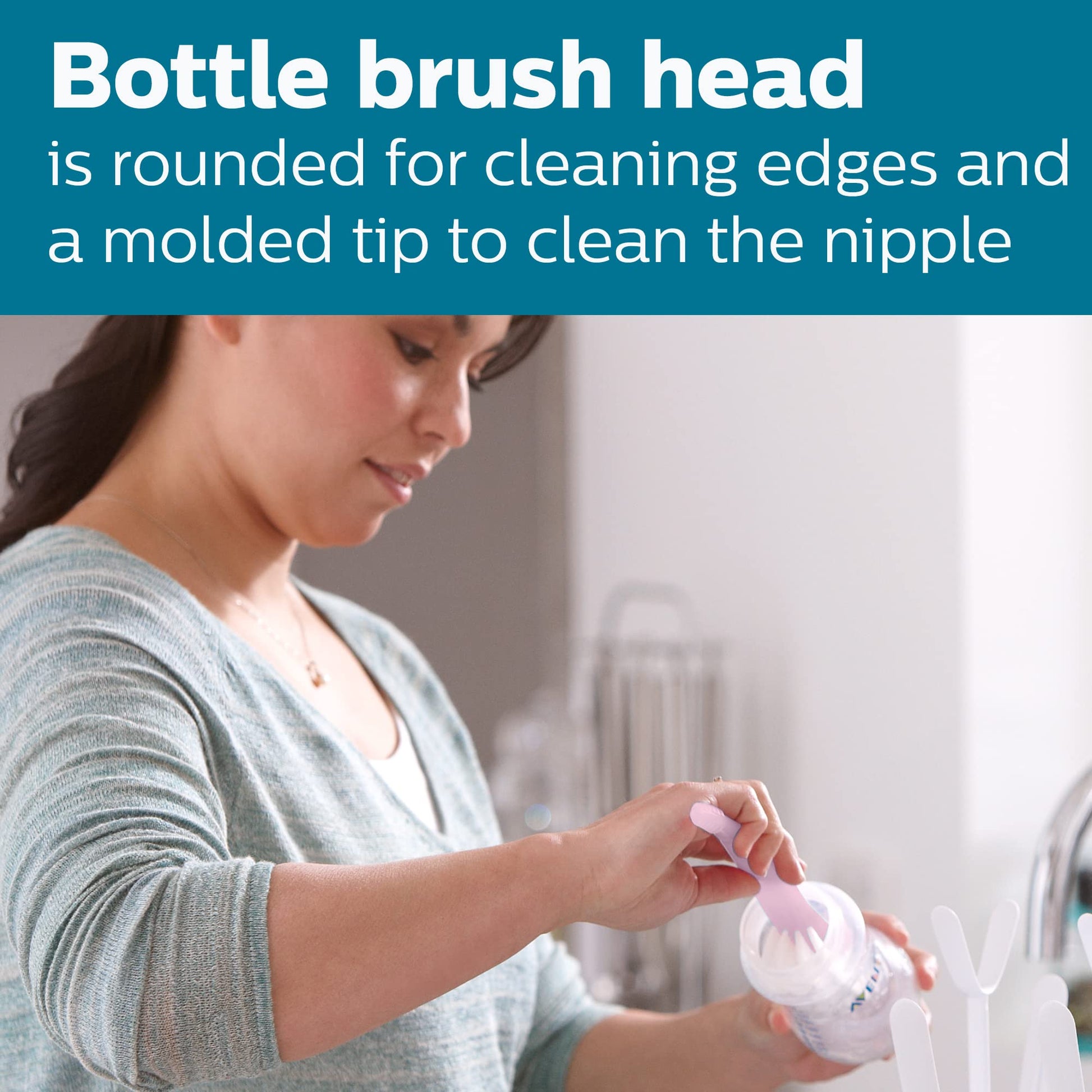 Biberón Anticólico Philips Avent Rosa para Recién Nacido