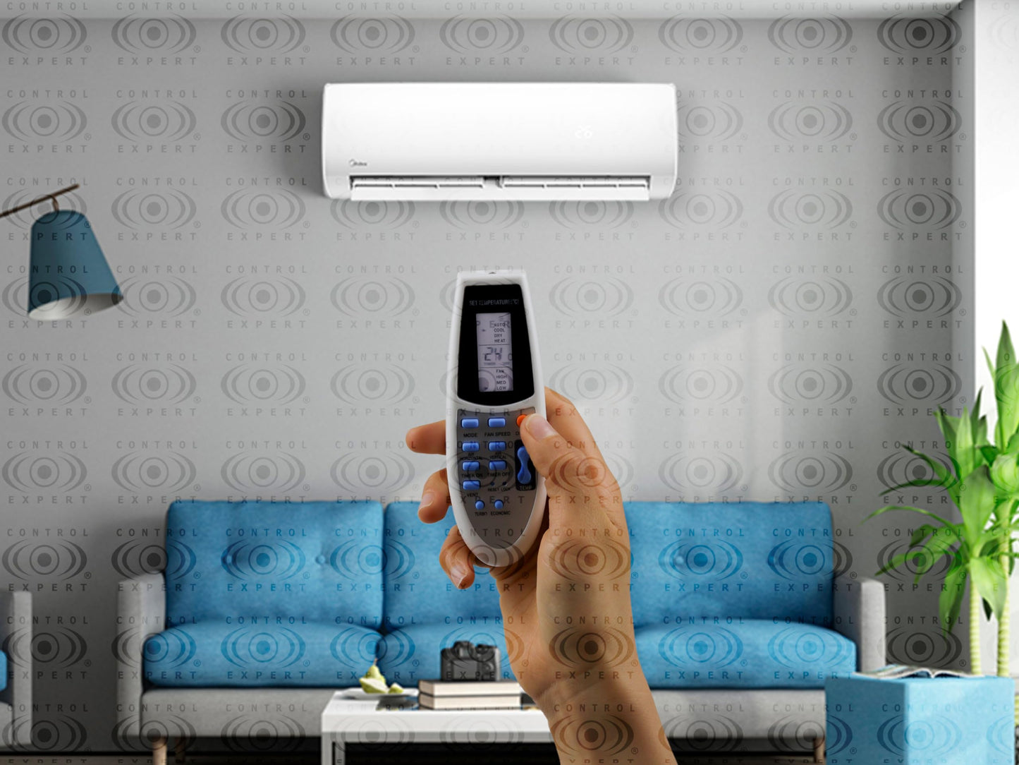 CONTROL EXPERT Control Compatible con York Minisplit R91/bge R91/bgce R92/bgce Aire Acondicionado