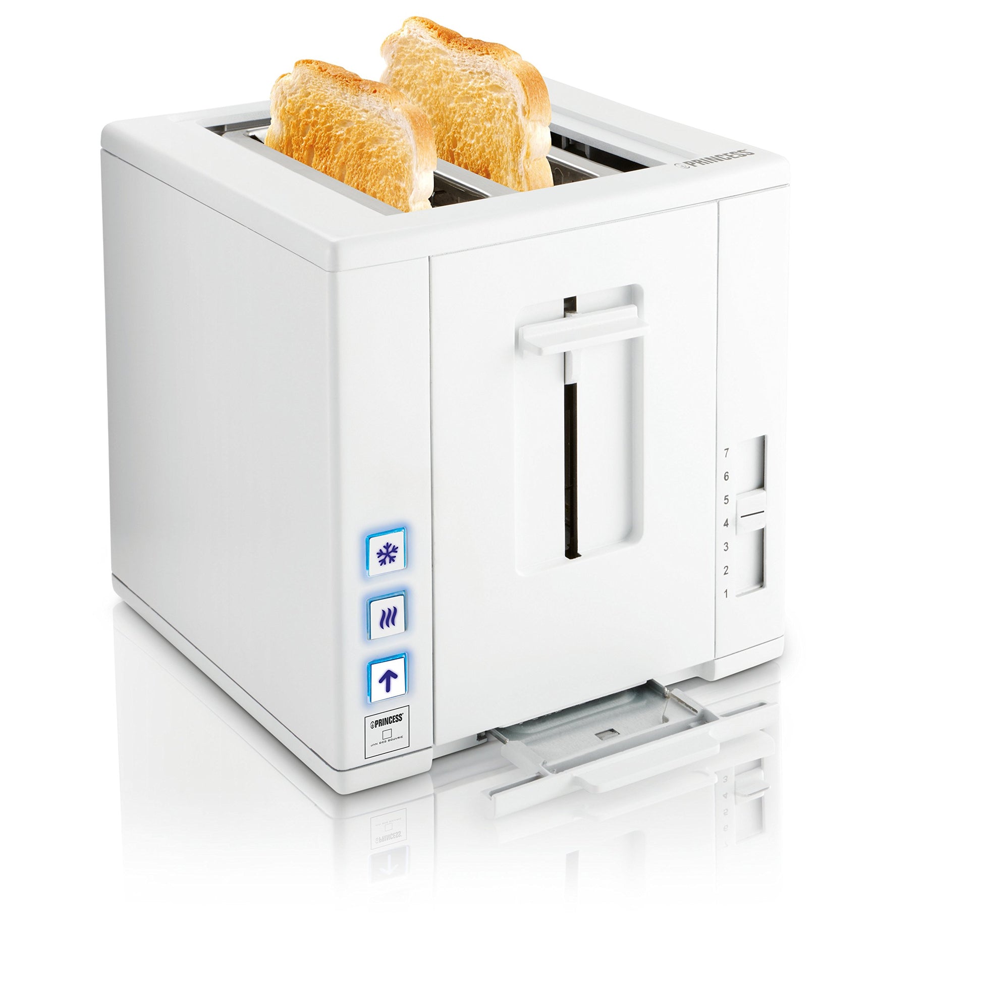 Princess 144000 Tostador Compact-4 All, blanca