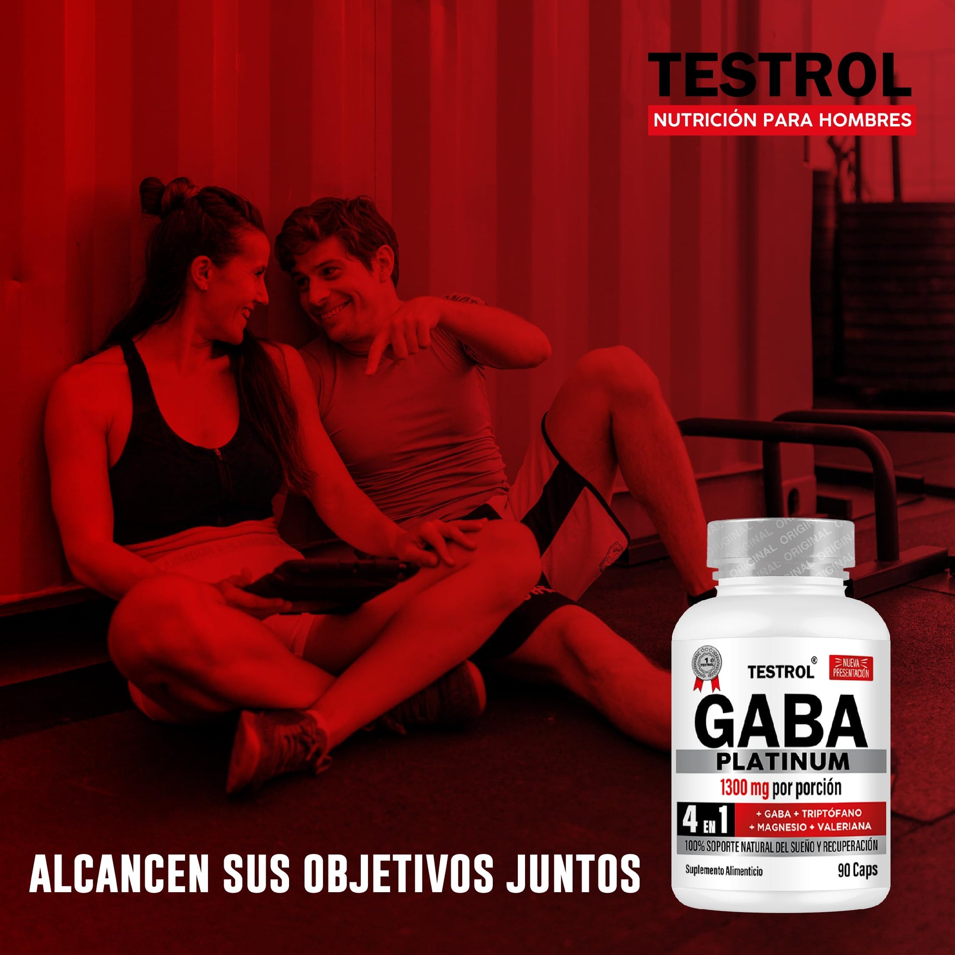 Cápsulas Testrol Gaba Platinum 4 en 1 para un Óptimo Descanso