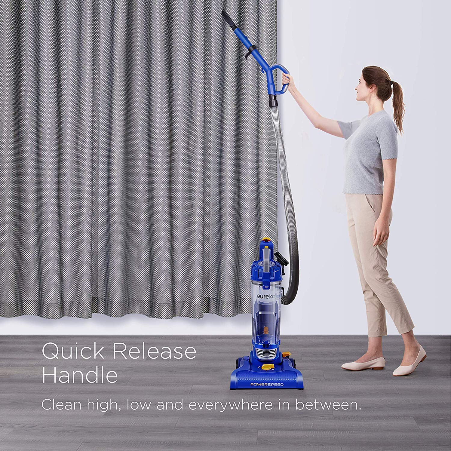 Aspiradora Vertical EUREKA PowerSpeed Azul Lite sin Bolsa
