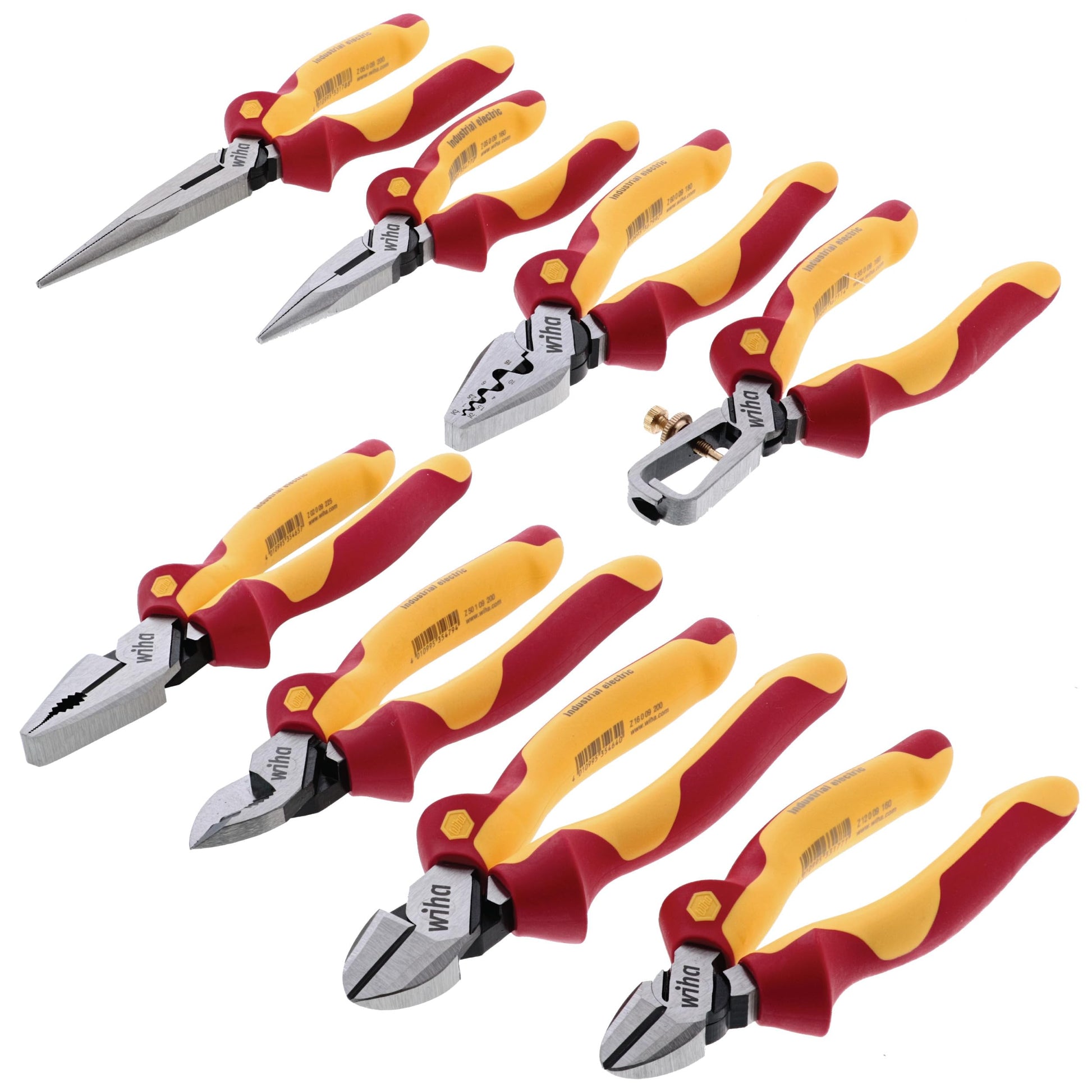 Wiha 32987 aislado alicates/tenazas Industrial, 8 piezas)