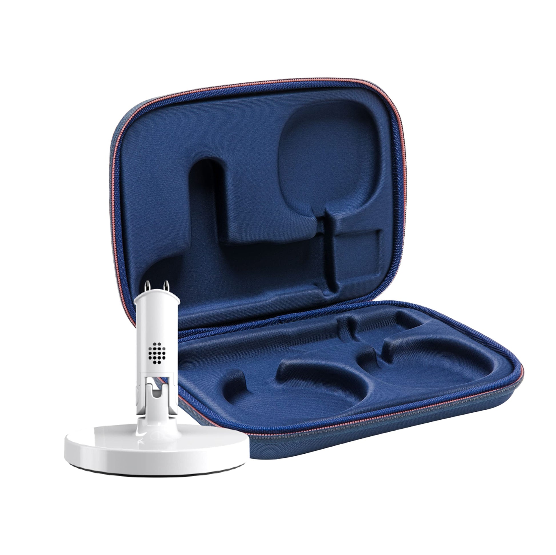 Funda Rígida Compacta Protectora Nanit Pro Negra con Soporte Flexible portátil para Monitor Inteligente de Bebé