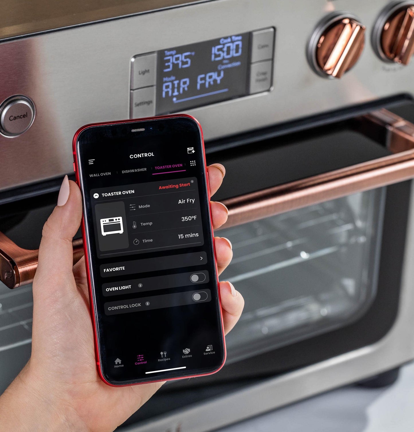 Horno Café Couture WiFi con 14 Modos de Cocción Esenciales y Control de Voz