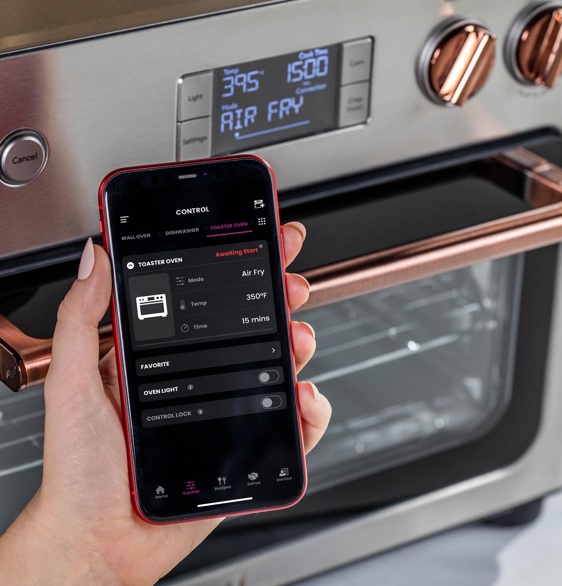 Horno Café Couture WiFi con 14 Modos de Cocción Esenciales y Control de Voz