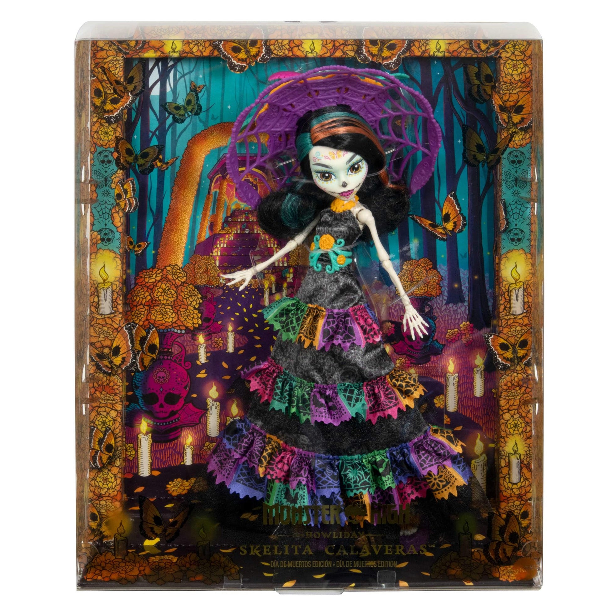 Muñeca Skelita Día de Muertos Mattel Monster High Terrorífico Juguete para Niñas