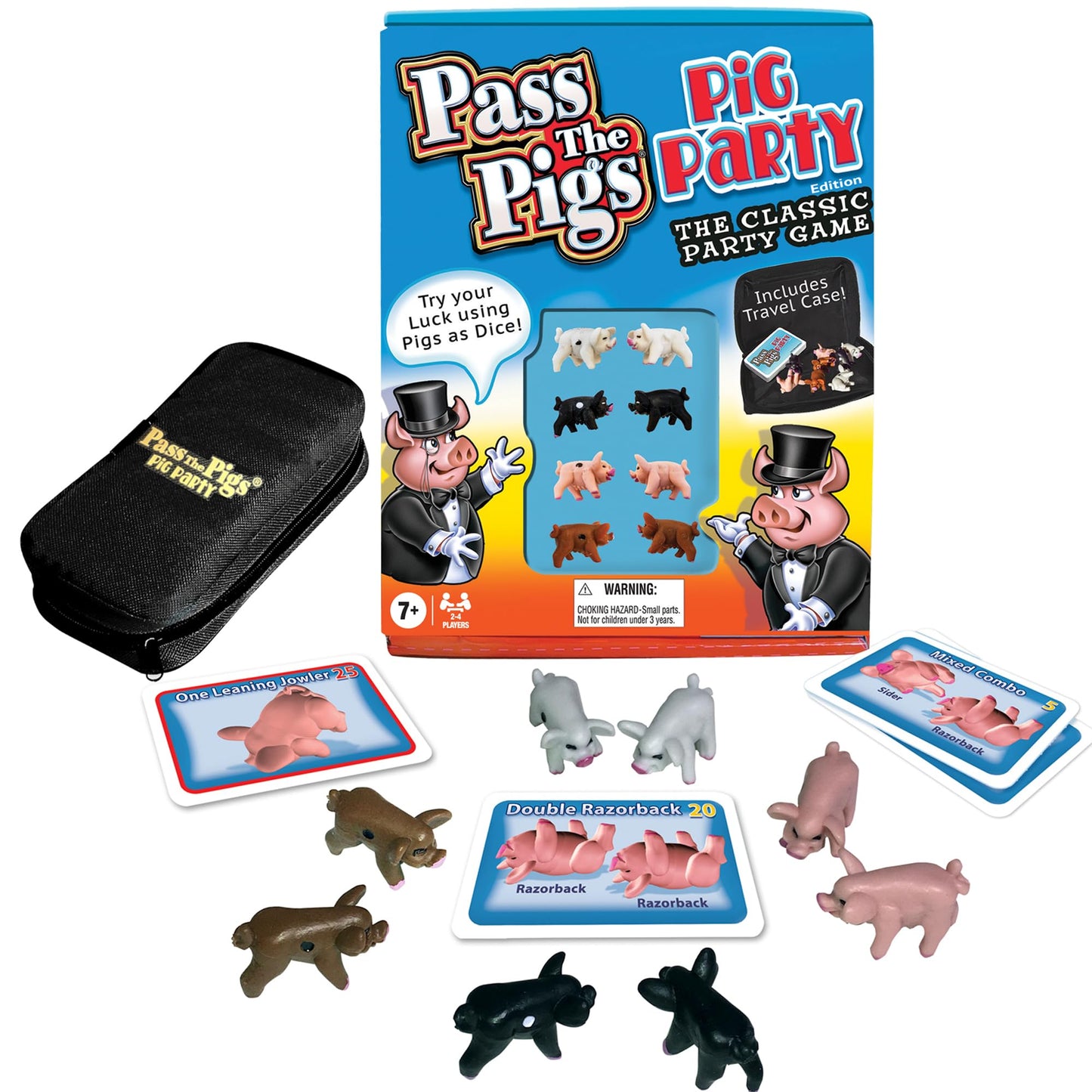 Juego Winning Moves Pass The Pigs Variado Edición de Fiesta