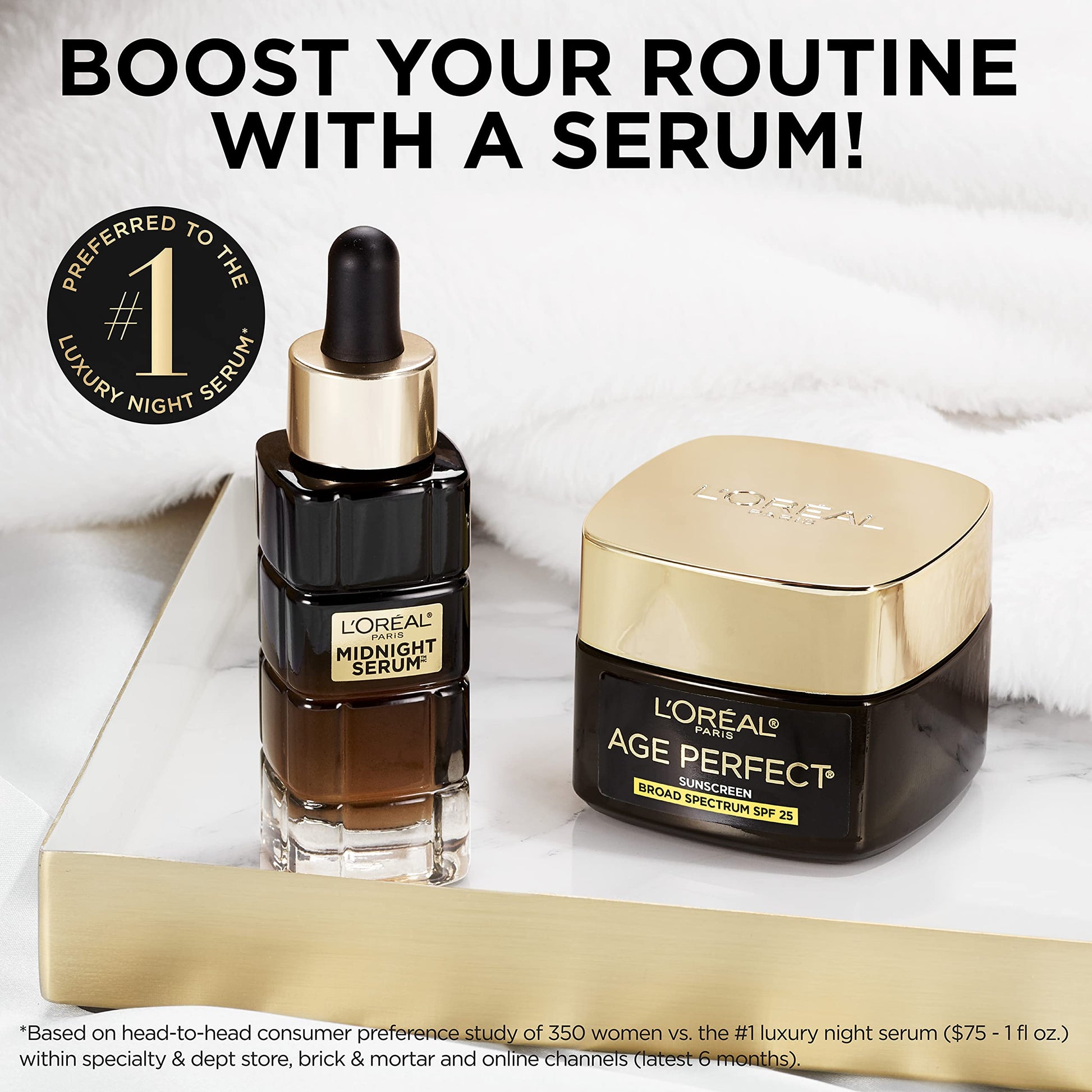 L'Oreal Paris Age Perfect Cell Renewal Anti-Aging Day Moisturizer SPF 25, Antioxidant Recovery Complex, Smooth Wrinkles, Firmer, Radiant, Younger Looking Skin, Dermatologist Tested, 1.7 Oz