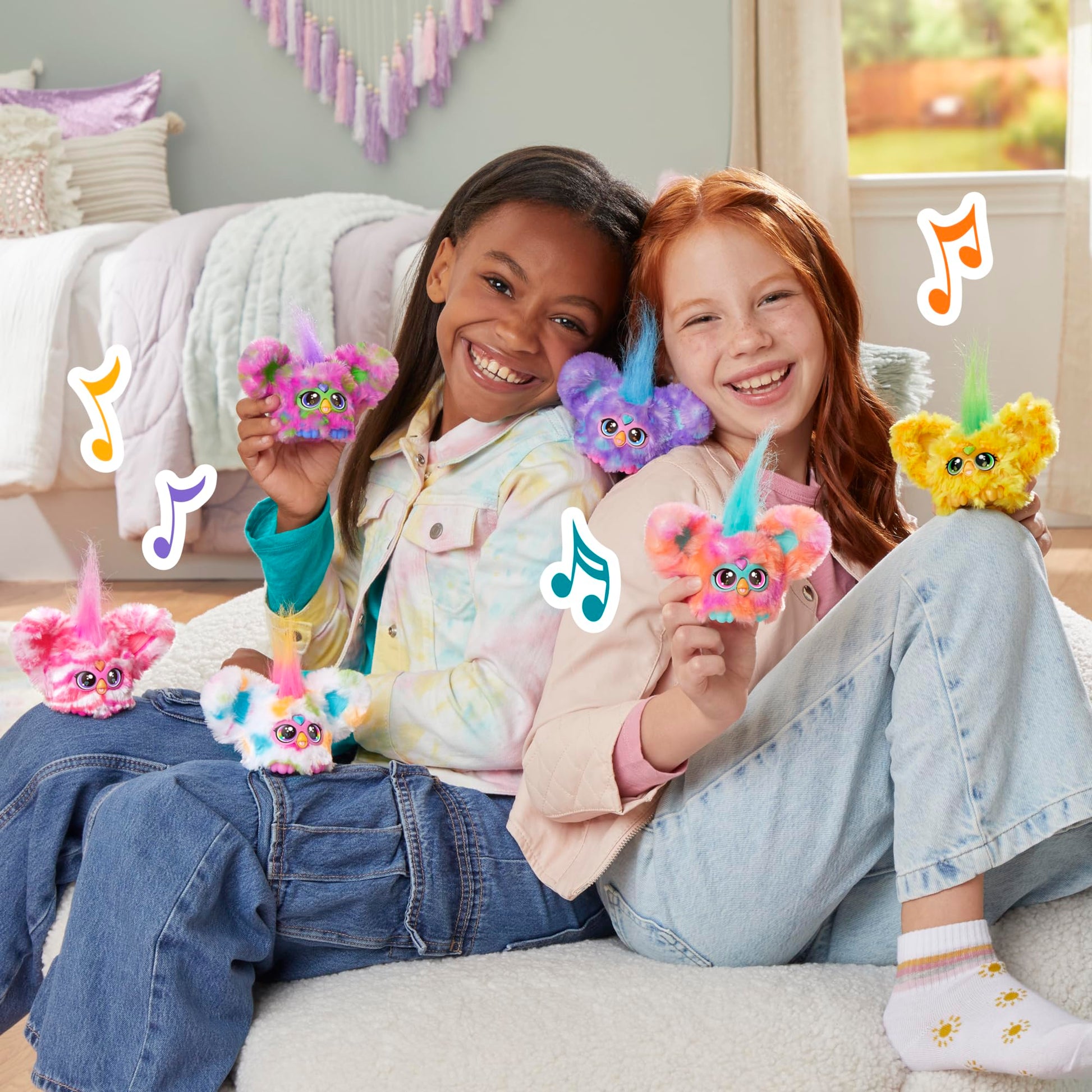Furby Furblets - Miniamigo Groo-Vee - Morado - Peluches electrónicos para niños y niñas a Partir de 6 años