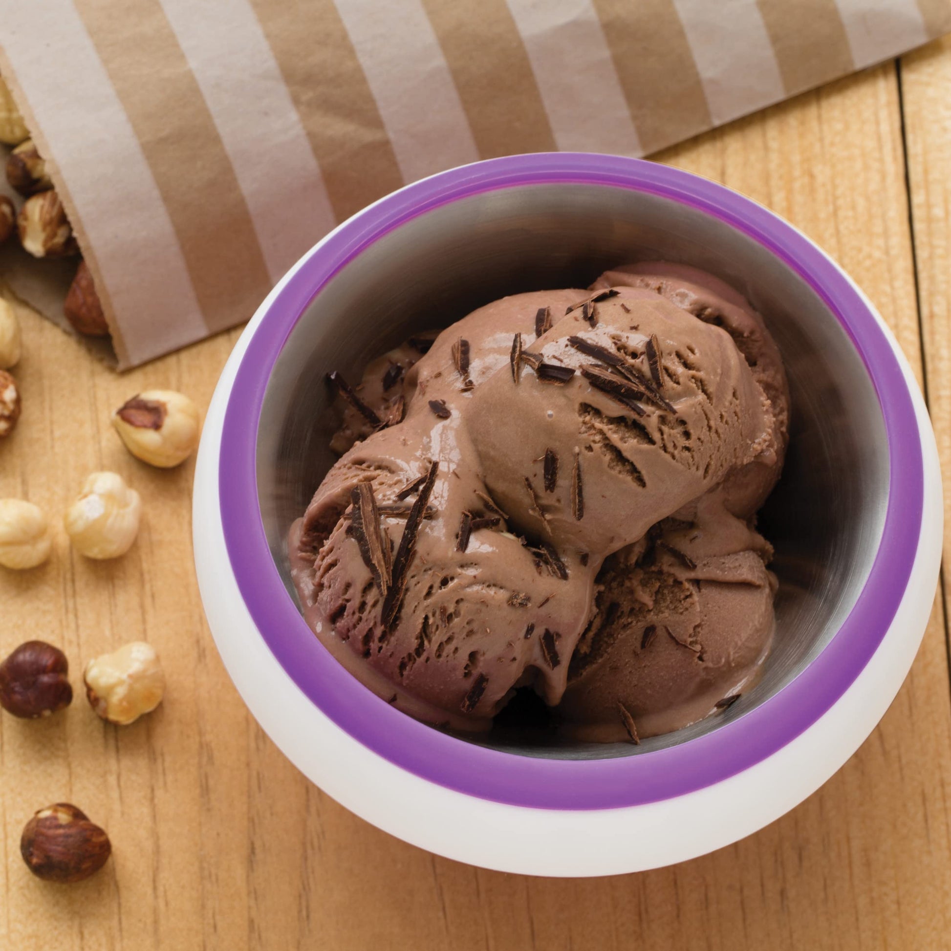 Heladera Zoku Púrpura Instantánea para Helados