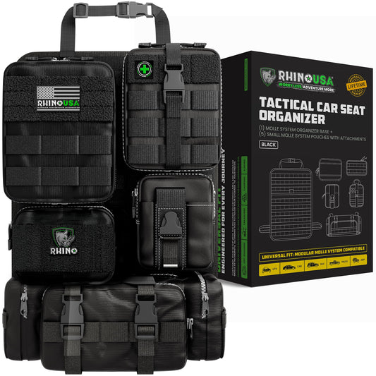 Organizador Táctico Rhino USA Negro Almacenaje Molle Militar