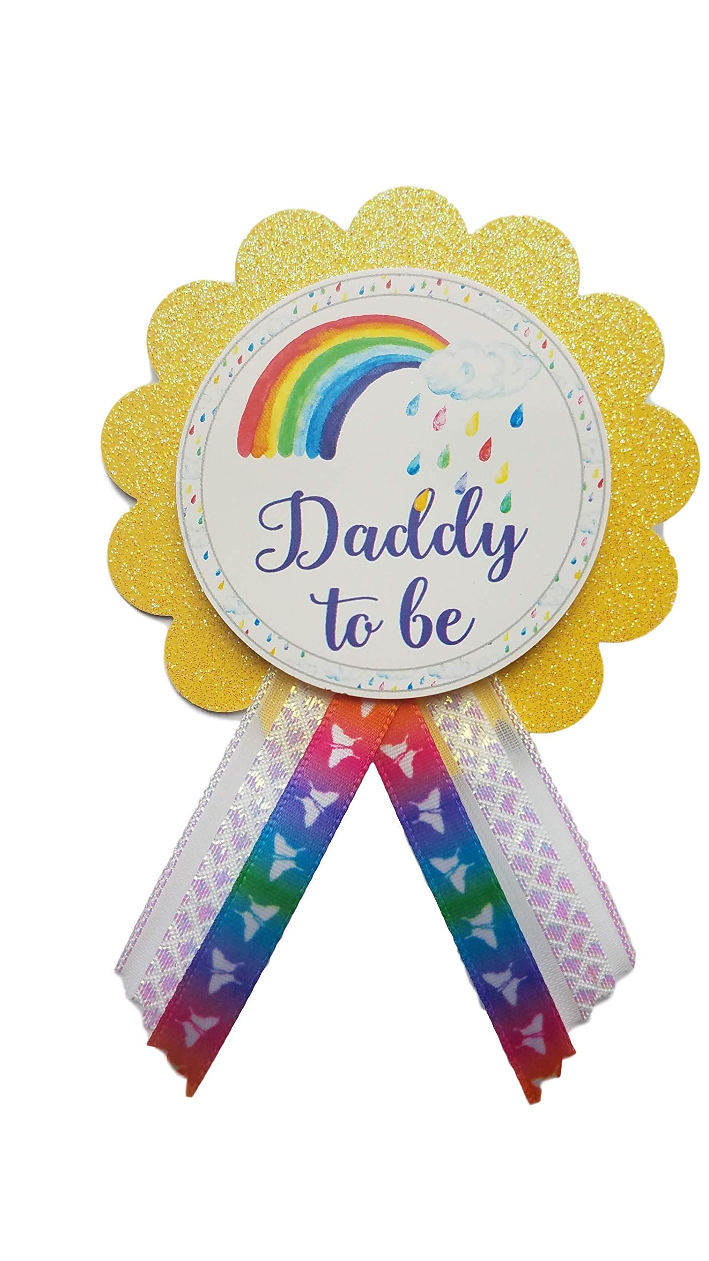 Mommy to Be & Daddy to Be Pin Rainbow Baby Shower Pin para que los padres usen, It's a Girl, It's a Boy Baby Sprinkle, One Size