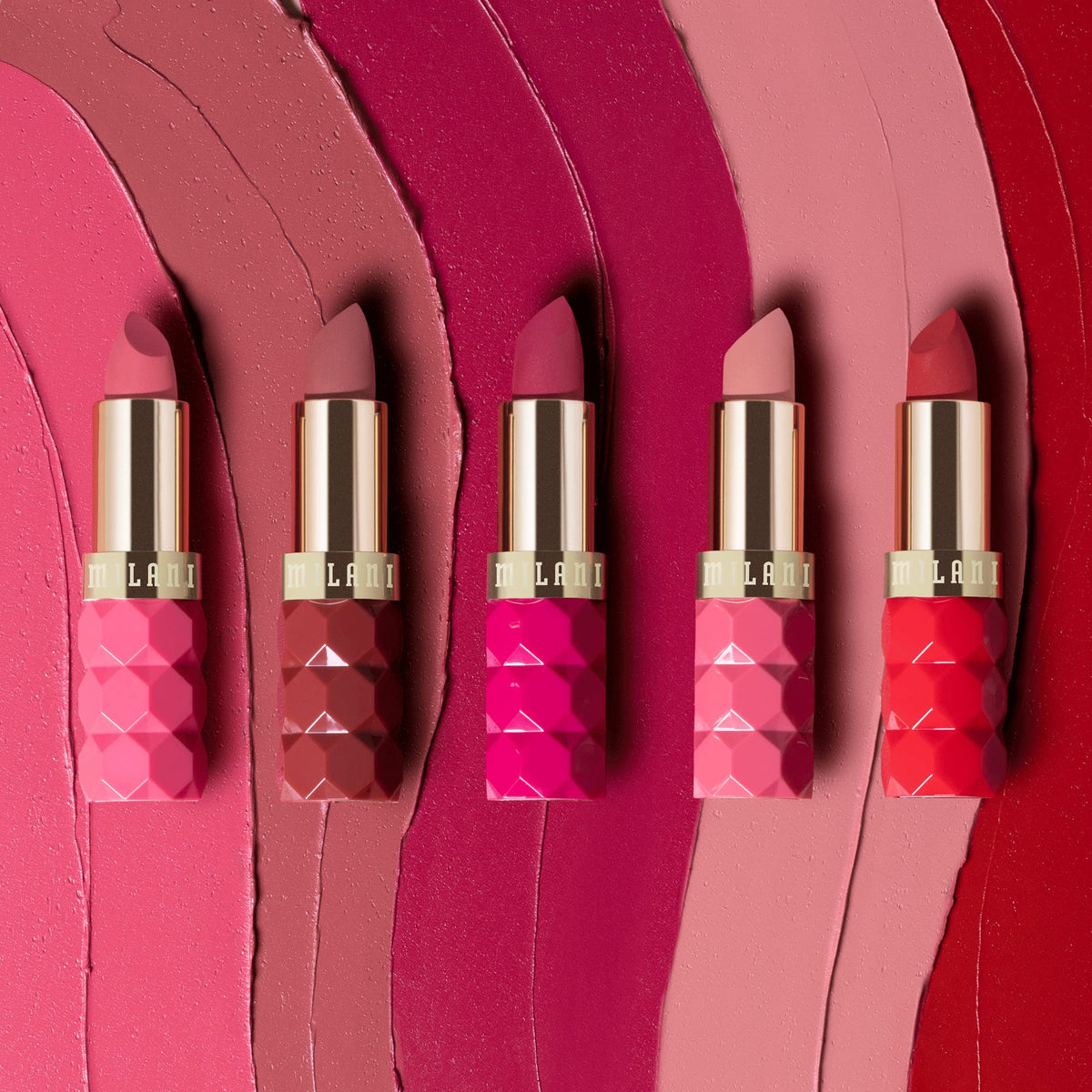 Milani, Labial en barra Mate, Color Fetish Lipstick Matte Flora (Peony)