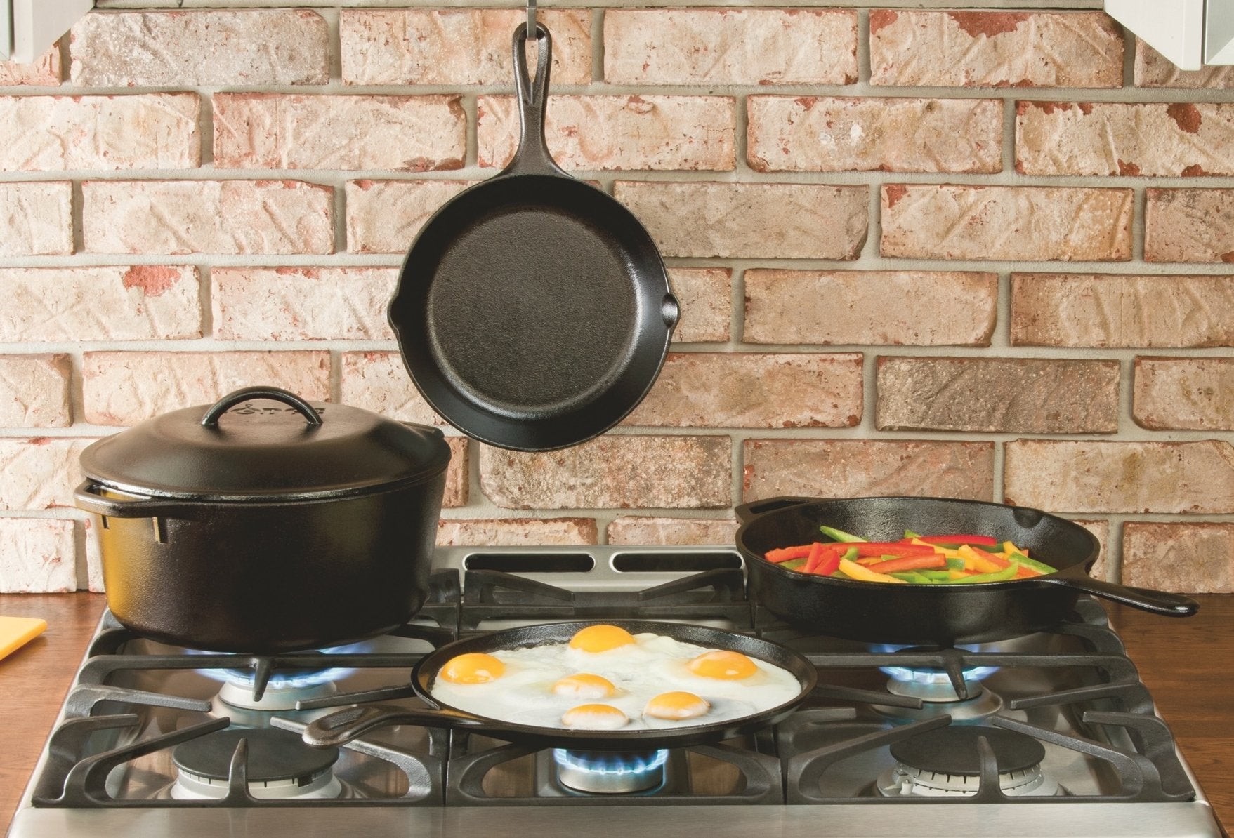 Lodge L7OGH3 Logic Old Style Handleless Griddle, 9-1/4" Diameter, Negro