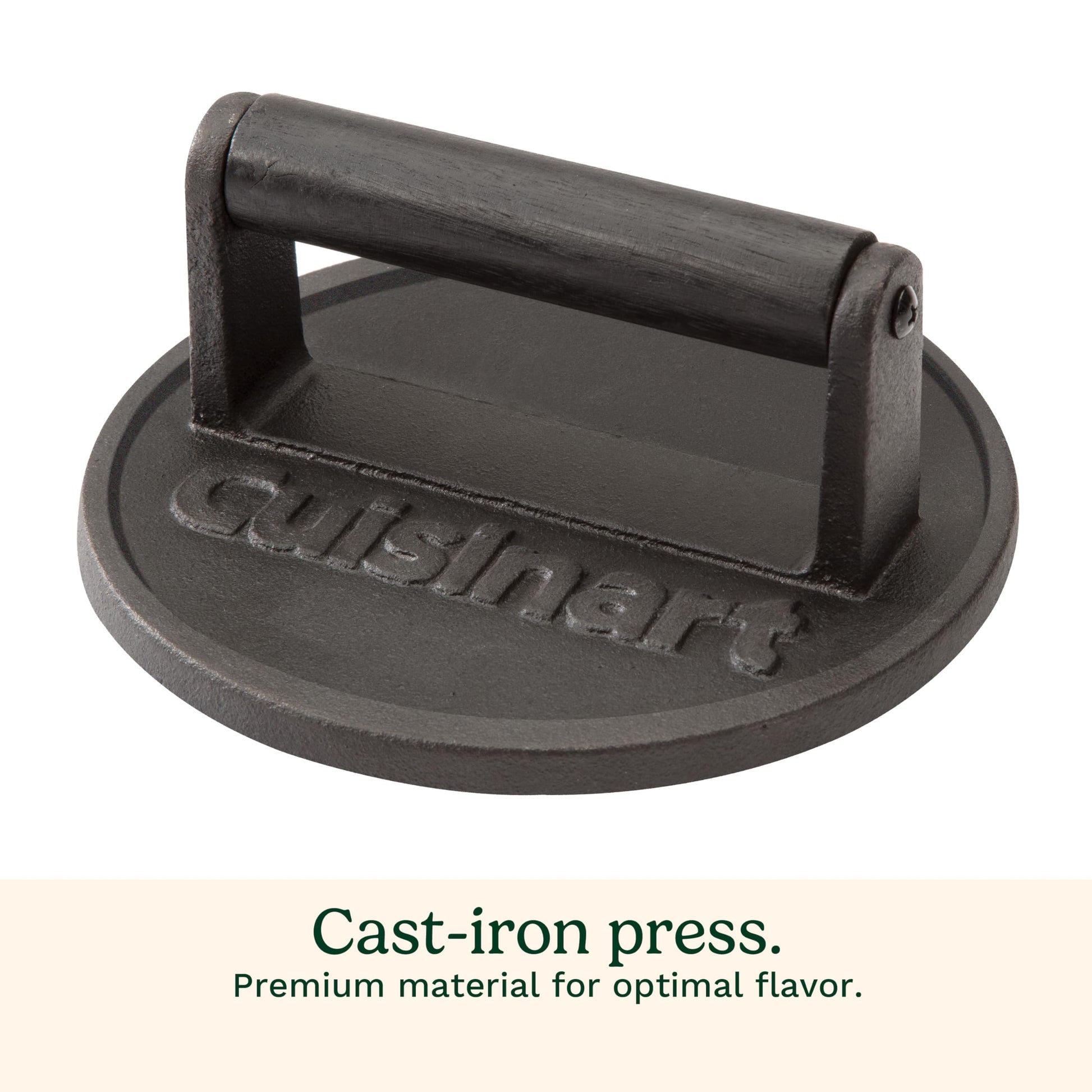 Cuisinart CISB-111 Smashed Burger Press, Cast Iron