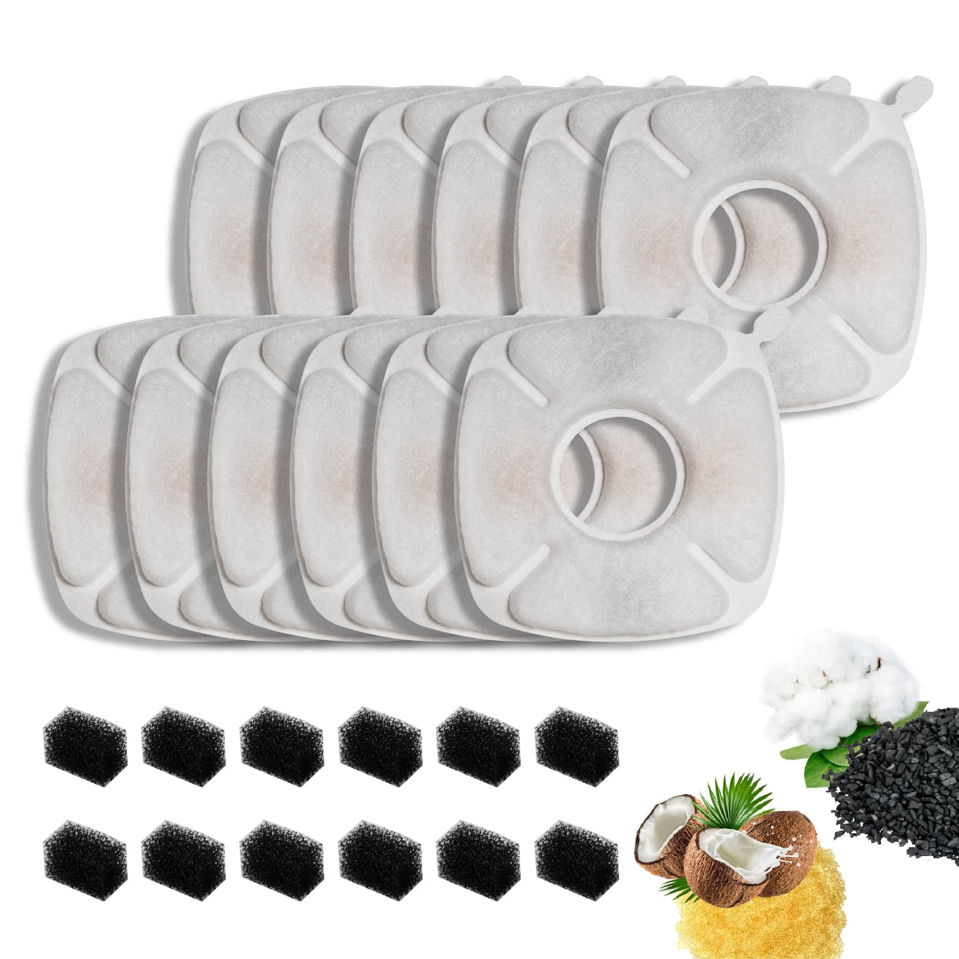 Filtros de Repuesto TOGGATH Veken Acero Inoxidable para Fuente de Mascotas Automática