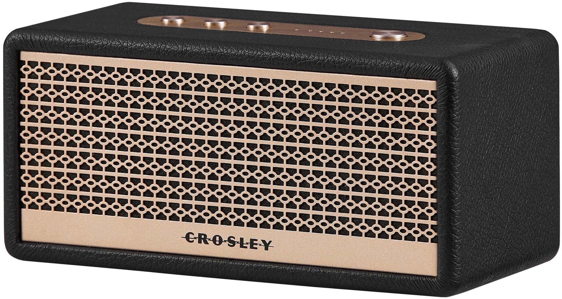 Crosley CR3113A-BK Montero - Altavoz Bluetooth Recargable portátil pequeño, Color Negro