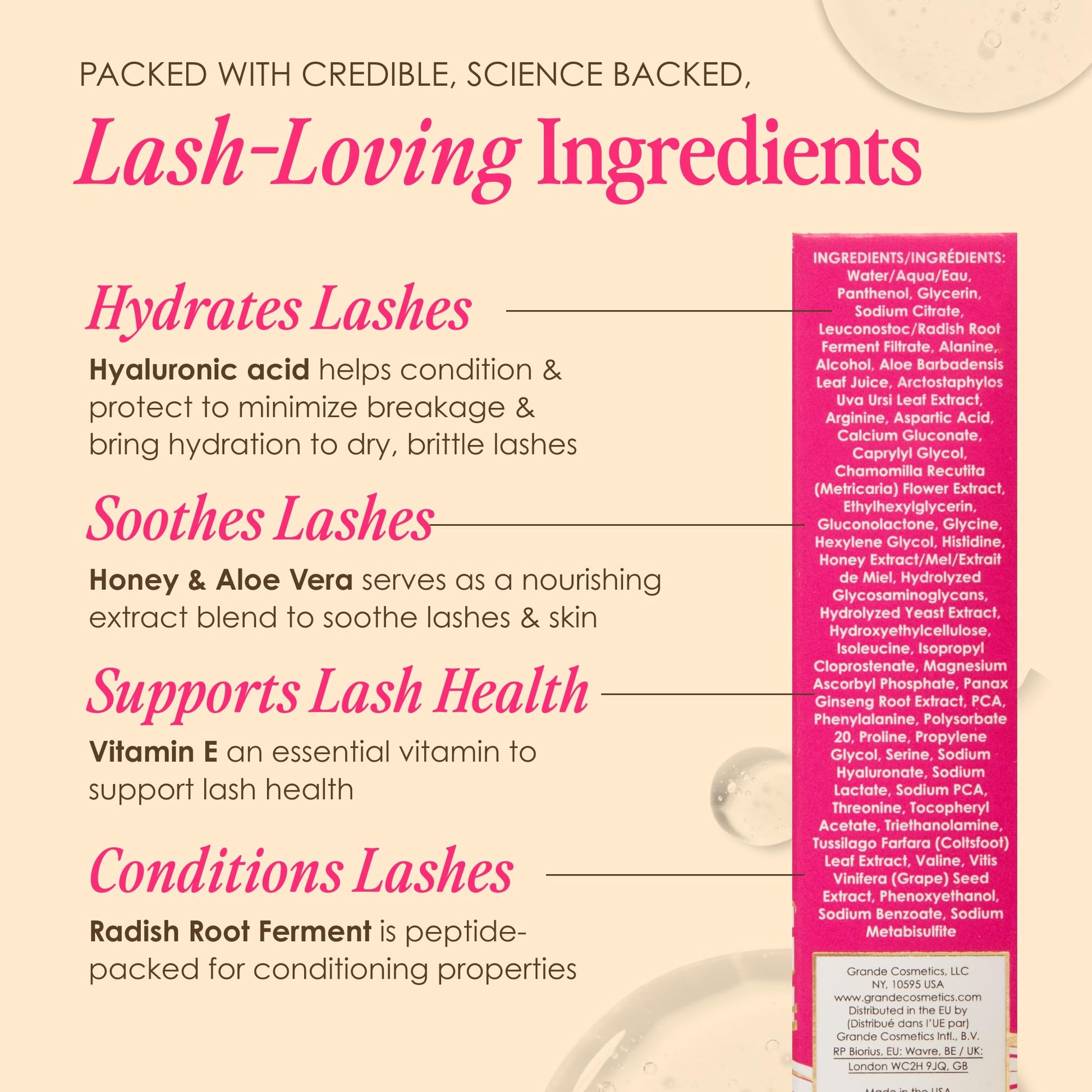 Grande Cosmetics Lash Enhancing Serum,