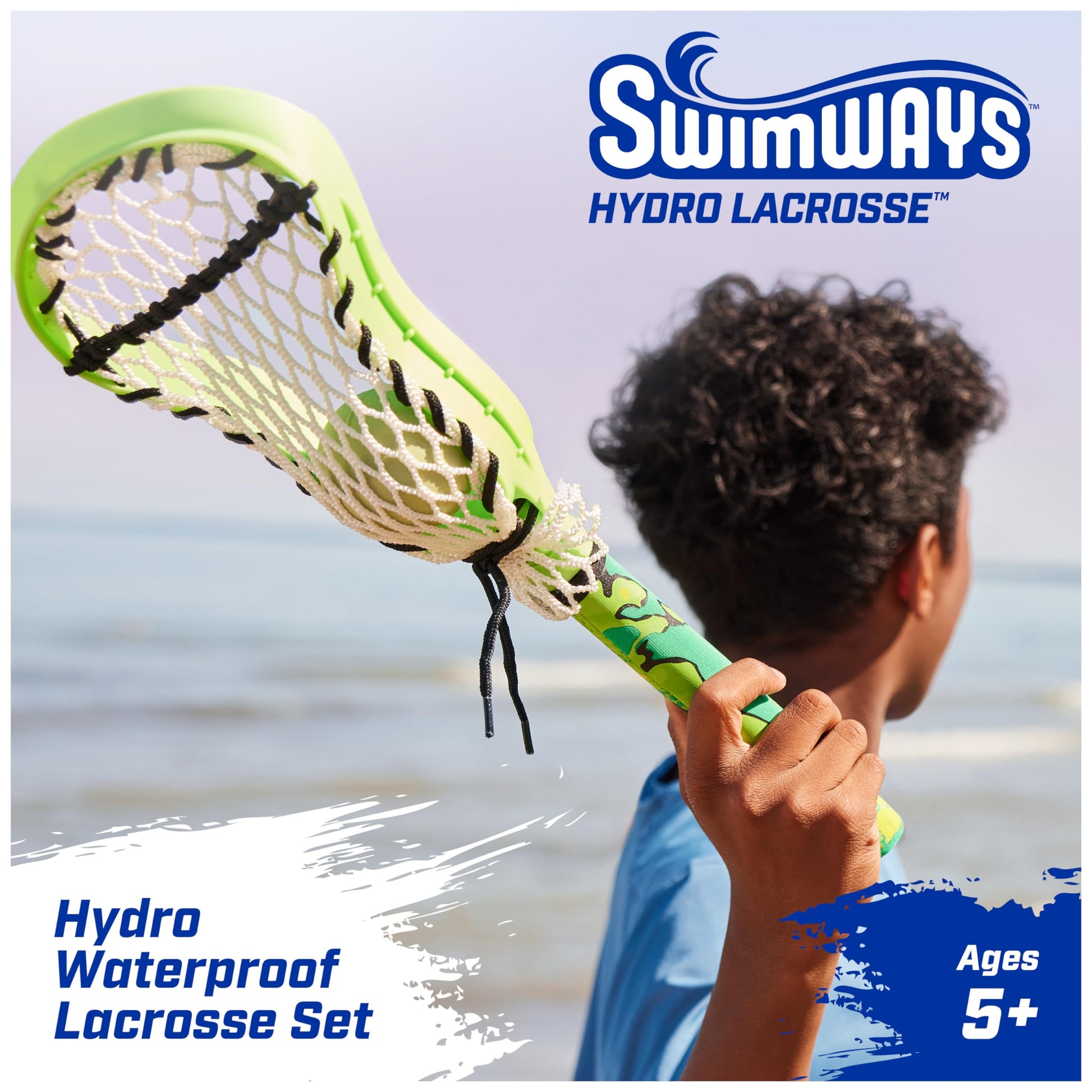 Juego Hydro Lacrosse SwimWays Azul para Adultos y Niños