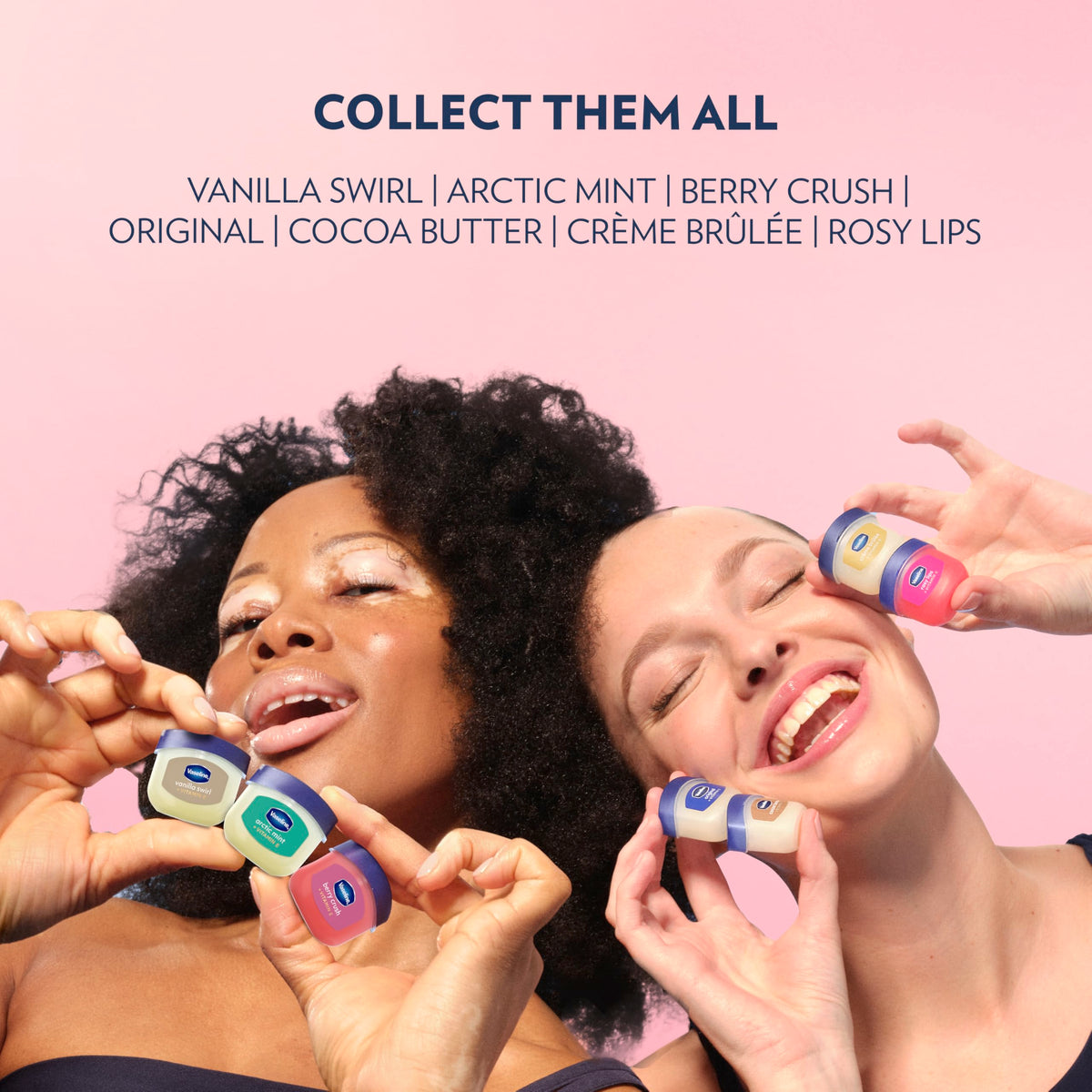 Vaseline Lip Therapy Lip Balm Mini Paquete de 2 Rosy 0.25 oz
