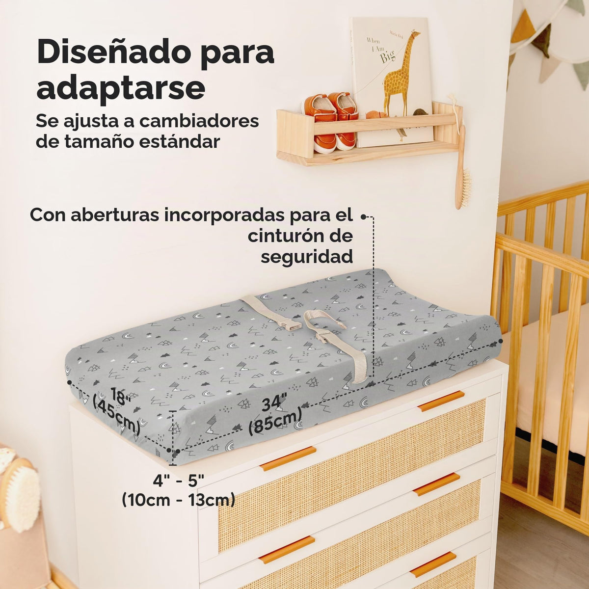 Paquete de 2 fundas para cambiador Isla (Woodland)