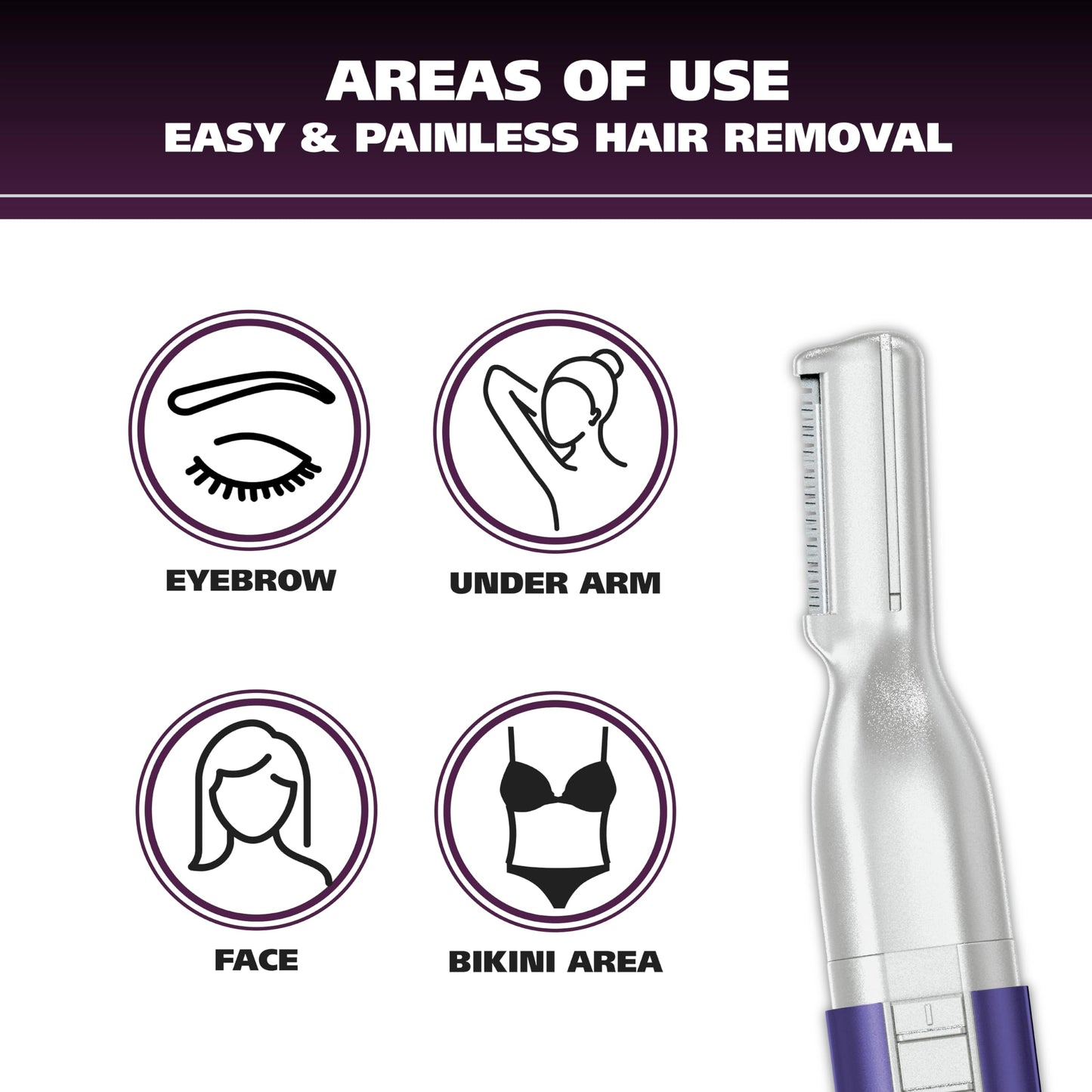 Wahl Clean and Confident Precision Detailer Purple #5640-100