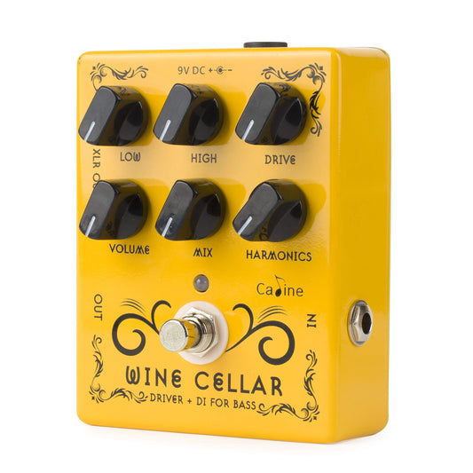 Caline CP-60 Wine Cellar Bass Driver Pedal de efectos de guitarra True Bypass