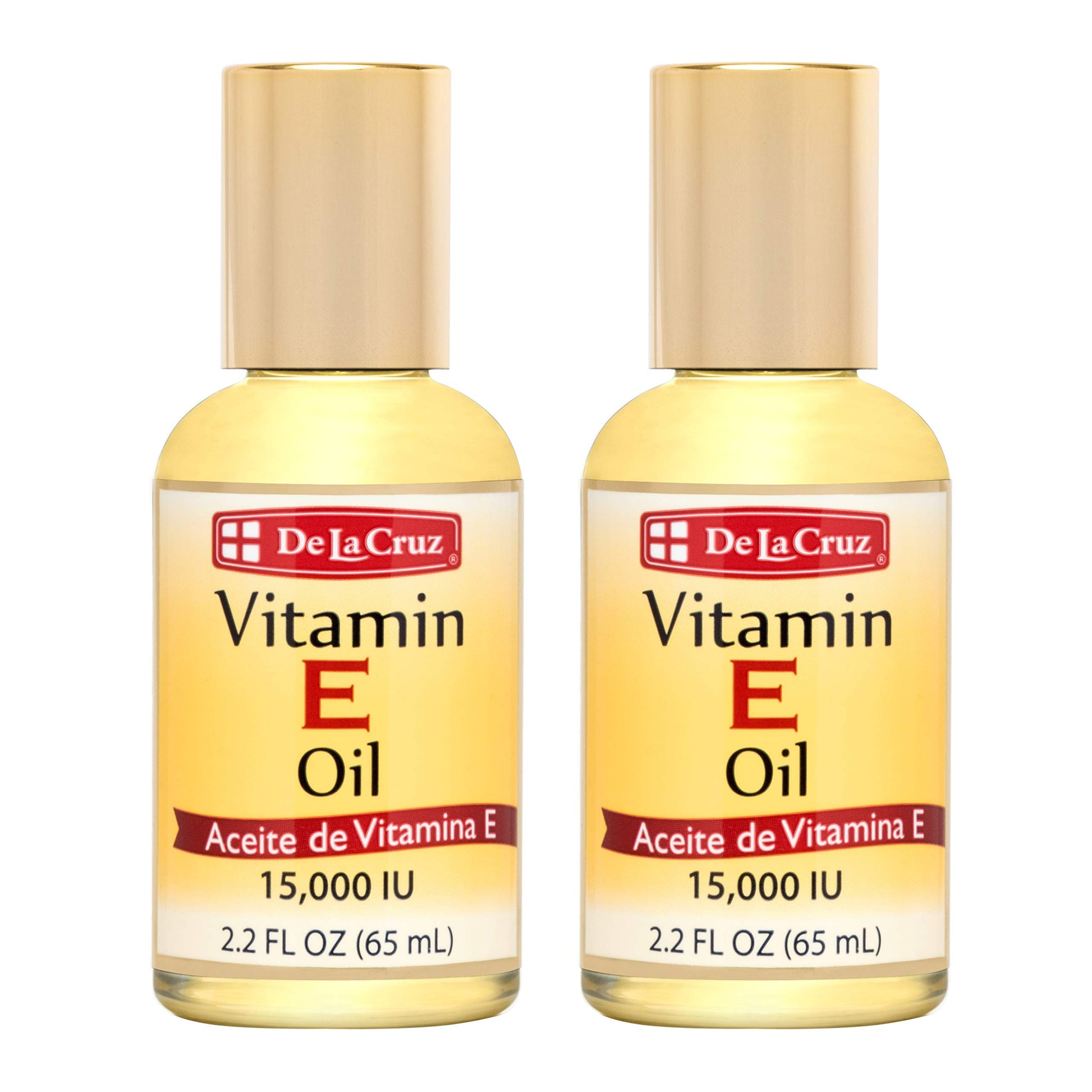De La Cruz Vitamina E Aceite 2.2 oz, Paquete con 2