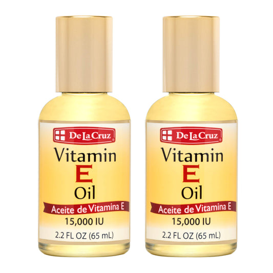 De La Cruz Vitamina E Aceite 2.2 oz, Paquete con 2