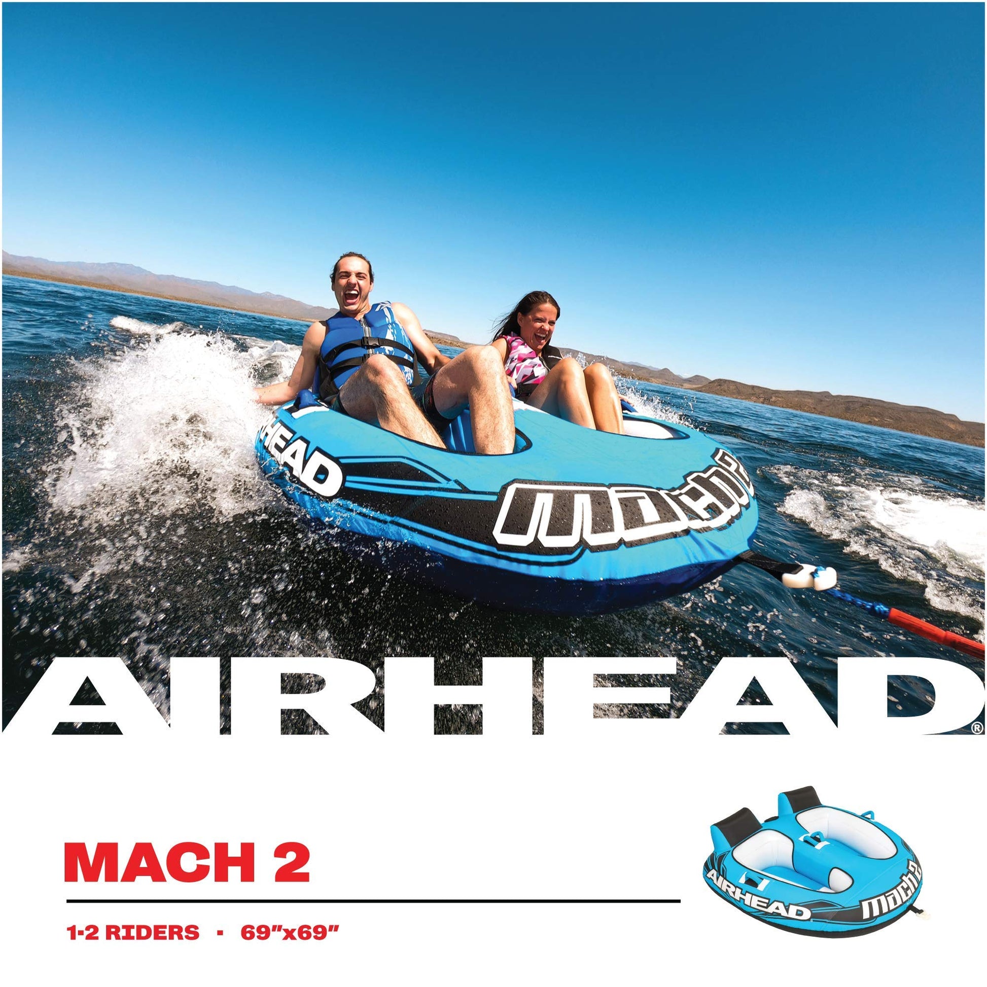 Tubo Remolcable Airhead Mach para Barco