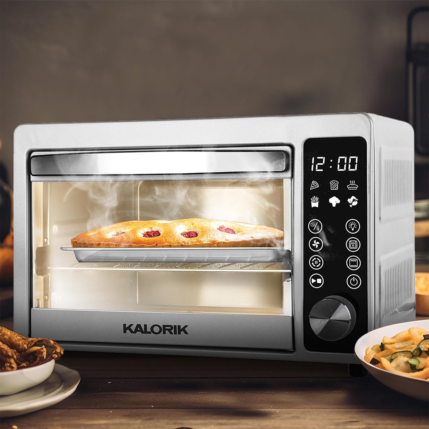 Kalorik - Horno tostador digital de 22 cuartos de galón, acero inoxidable (AFO 52352 SS)