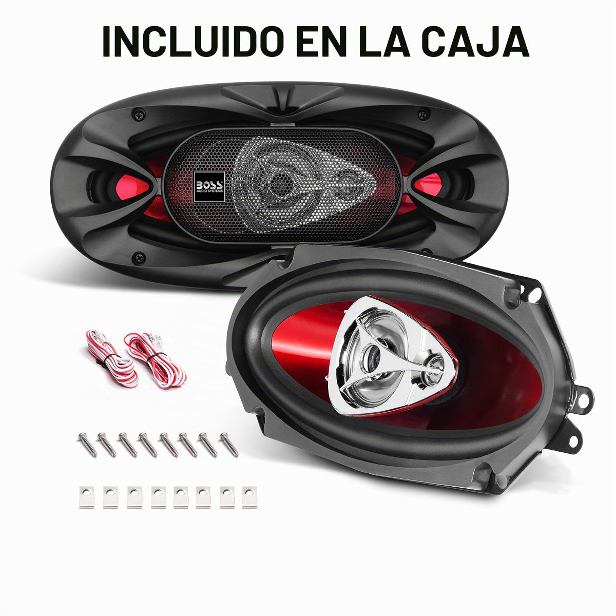 Parlante Coaxial Boss Audio Chaos Exxtreme 4" x 10" 3 Vías 400 Watt