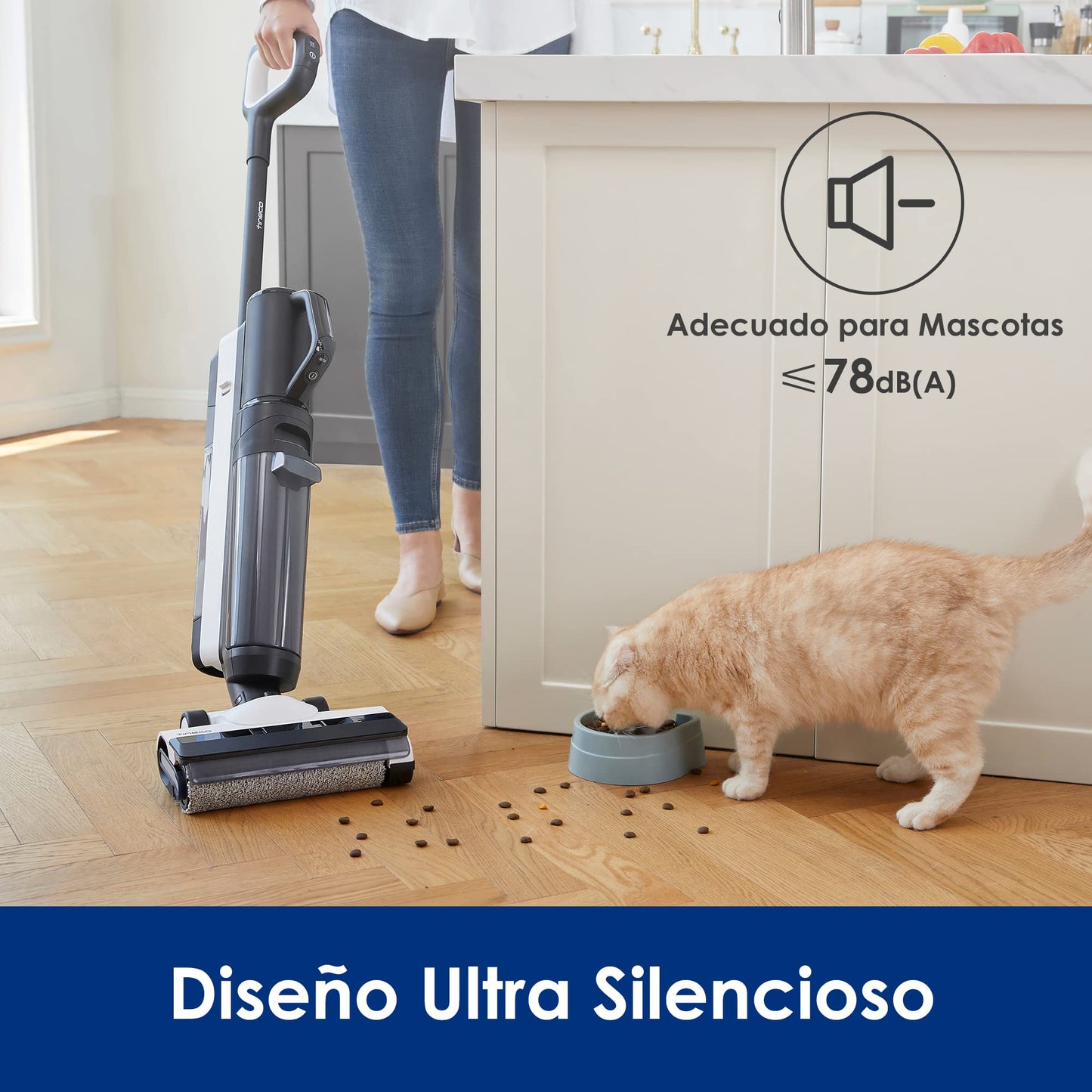 Aspiradora Tineco Floor ONE S5 Combo Multisuperficie Ligera inalámbrica 2 en 1