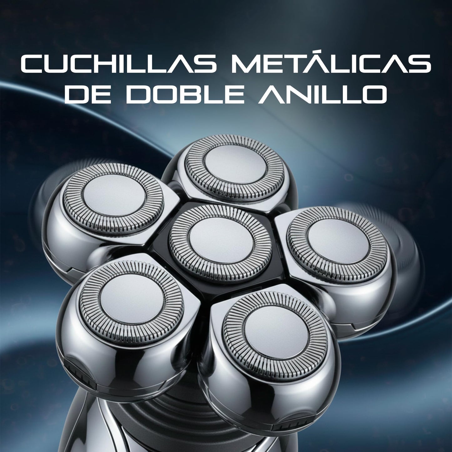 THE ICON LAB | Kit de Afeitado Inhalámbrico 5 en 1 con Pantalla LCD | Motor 9200 RPM | Rasuradoras para Hombre Resistente al Agua | Apto para Cabello, Cara y Cuerpo | Carga USB | Accesorios Hombre