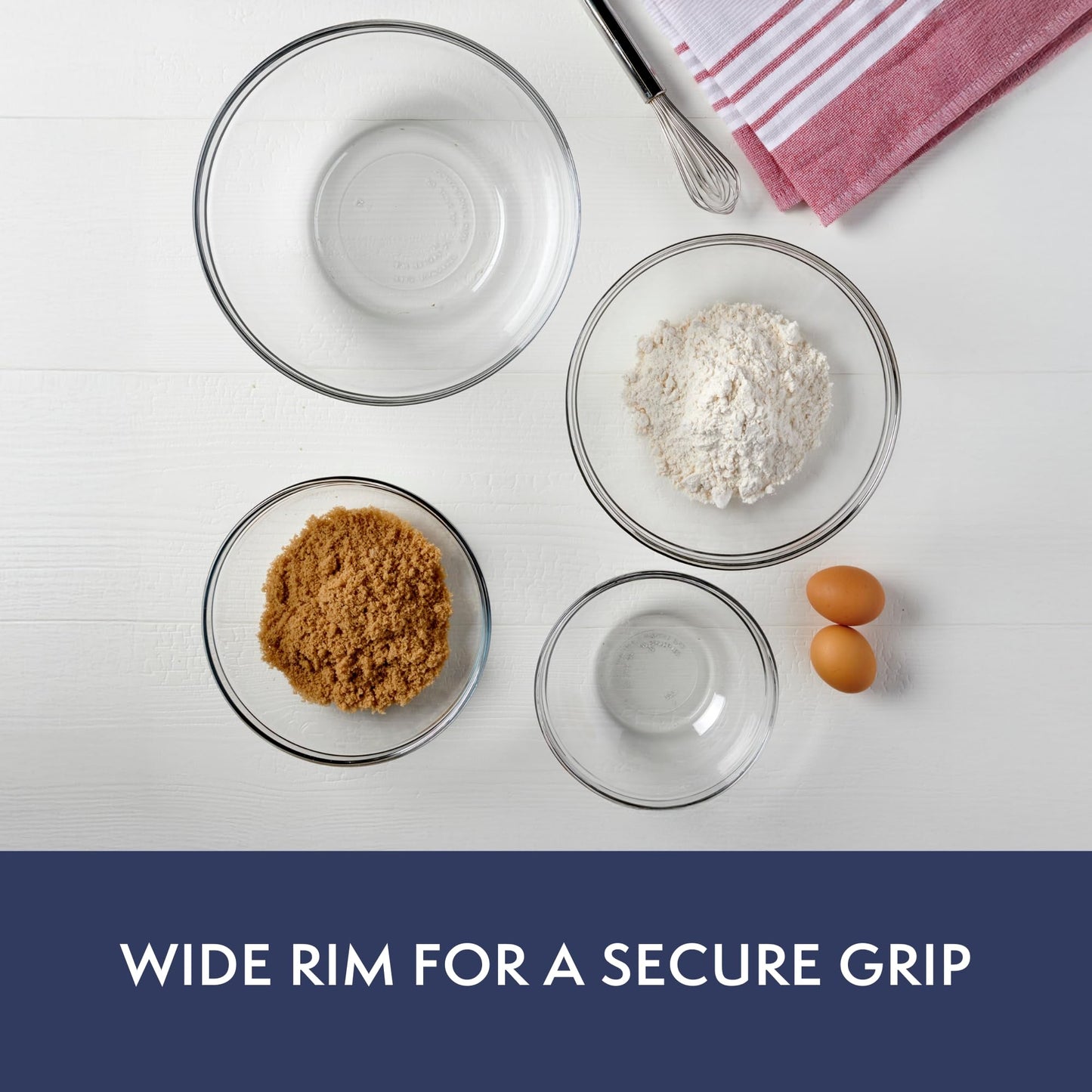 Tazón de Vidrio Anchor Hocking Transparente para Mezclar 1.5 Cuartos de Galón