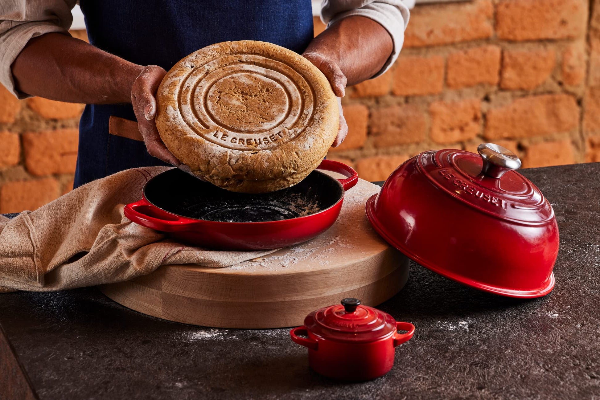 Le Creuset - Horno de pan de hierro fundido esmaltado, Marsella